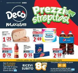 Anteprima del volantino Decò MaxiStore - Vitulazio catalogo valido a partire dal 28.10.2025