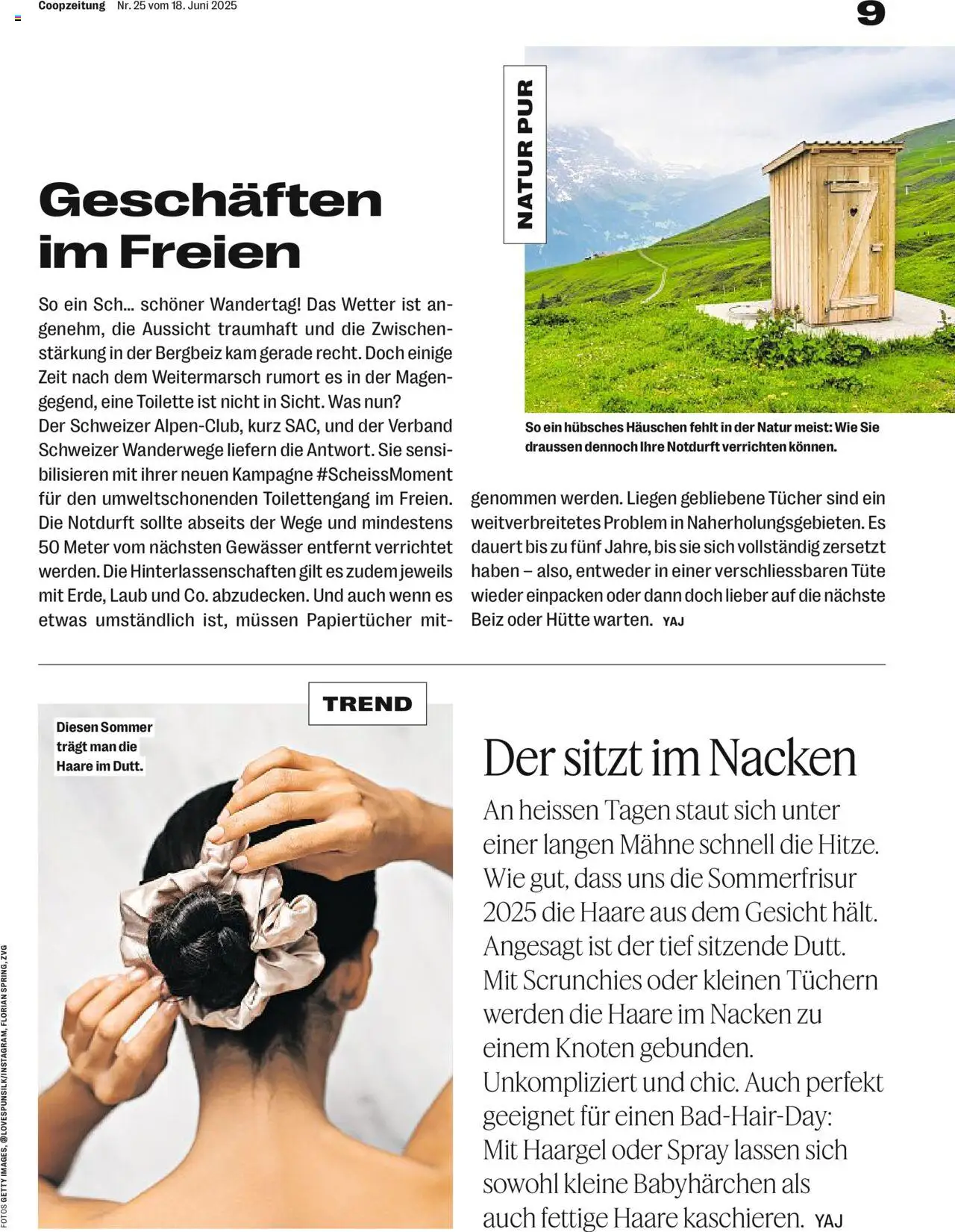 Coop Magazin ab 18.06.2025 | Seite: 9 | Produkte: Toilette
