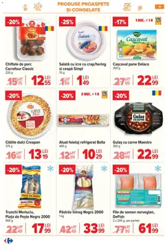 Ofertele Carrefour valabile de la 15.04.2026 | Pagină: 19 | Produse: Cașcaval, Aluat, Salată cu icre, Chiftele