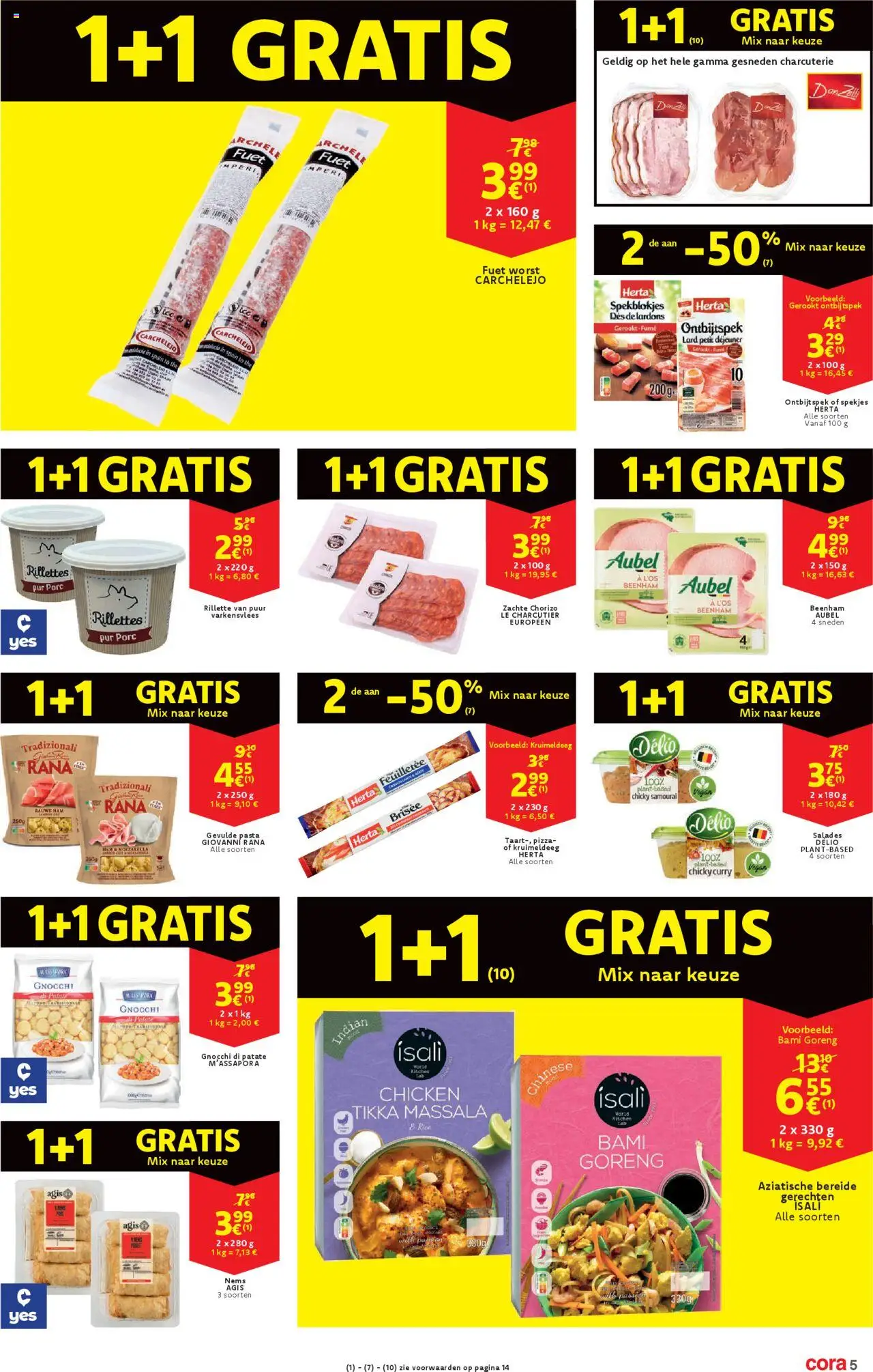  | Pagina: 5 | Producten: Pizza, Salades, Pasta, Mozzarella