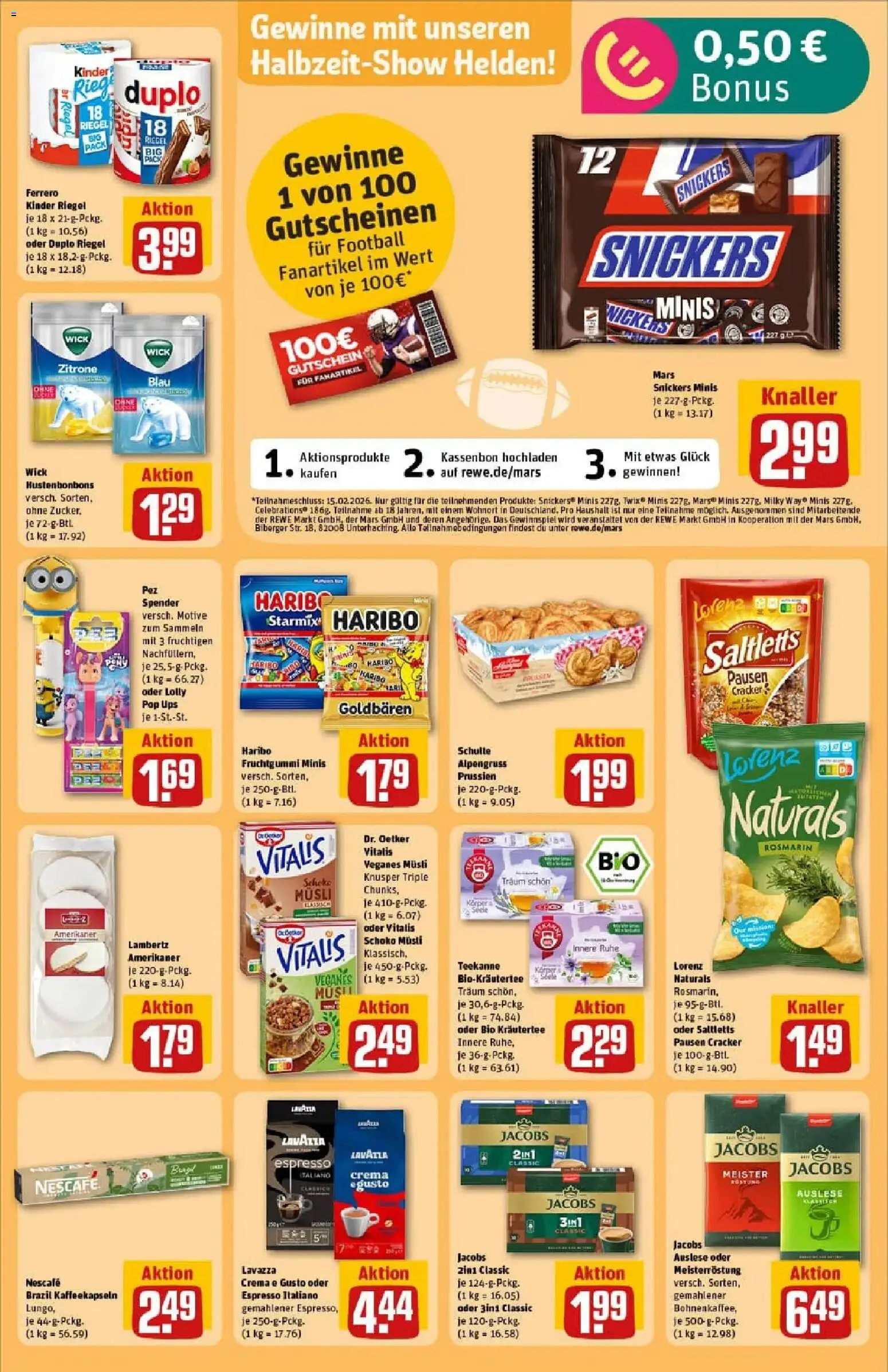 Rewe prospekt Hamburg / Wandsbek	 – gültig ab 26.01.2026 | Seite: 29 | Produkte: Lavazza, Haribo, Mars, Zitrone