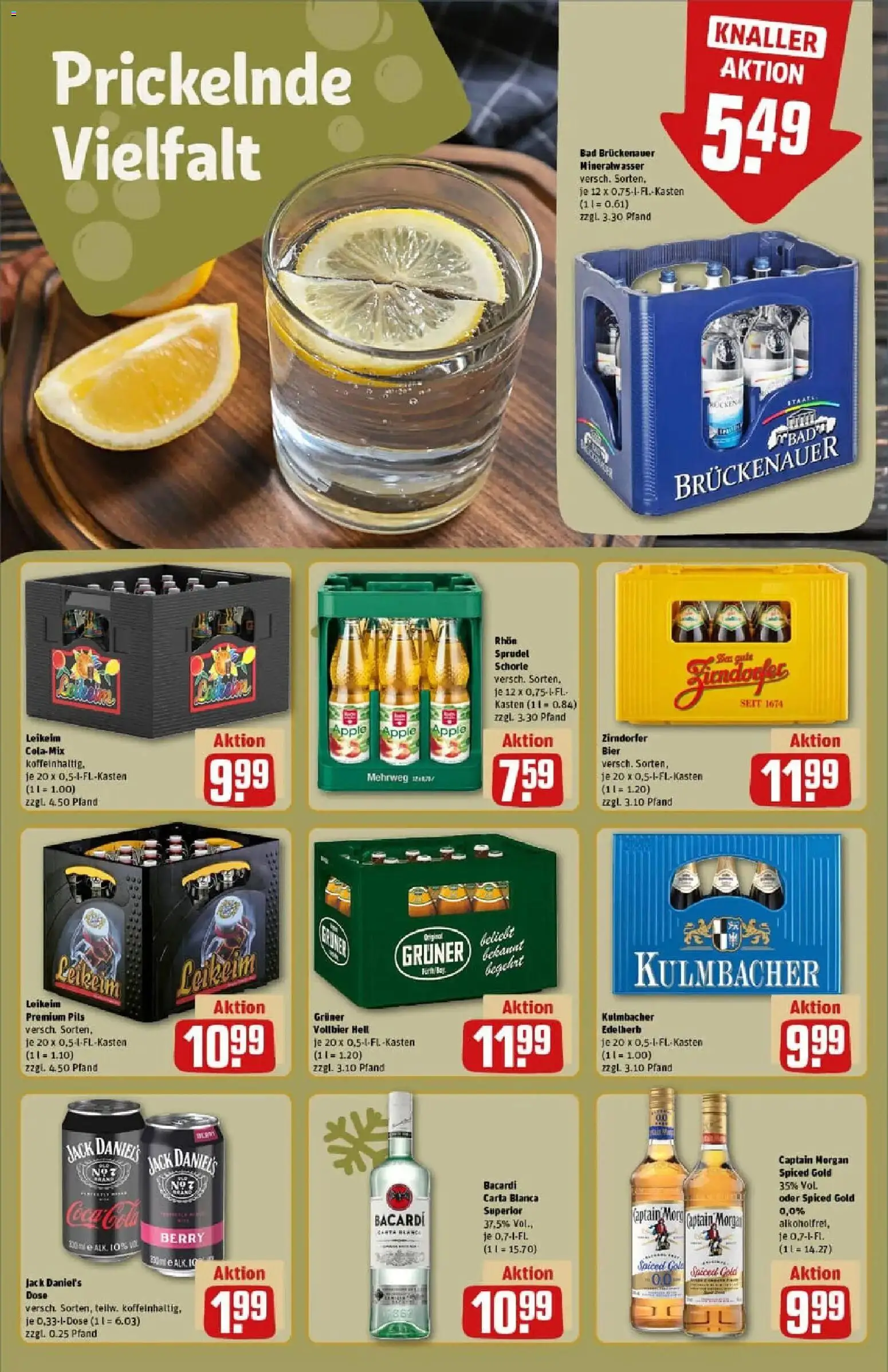 Rewe prospekt Bamberg	 – gültig ab 07.12.2025 | Seite: 16 | Produkte: Bier, Bad, Pils, Jack Daniel's