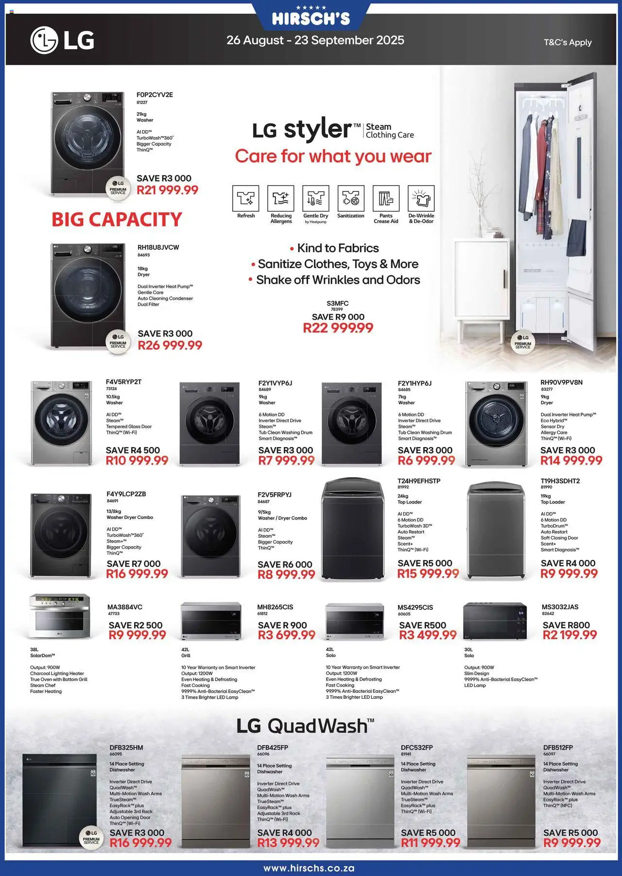 Hirsch's Specials │ valid from 28.08.2025 | Page: 6 | Products: Oven, Grill, Lamp, Heater