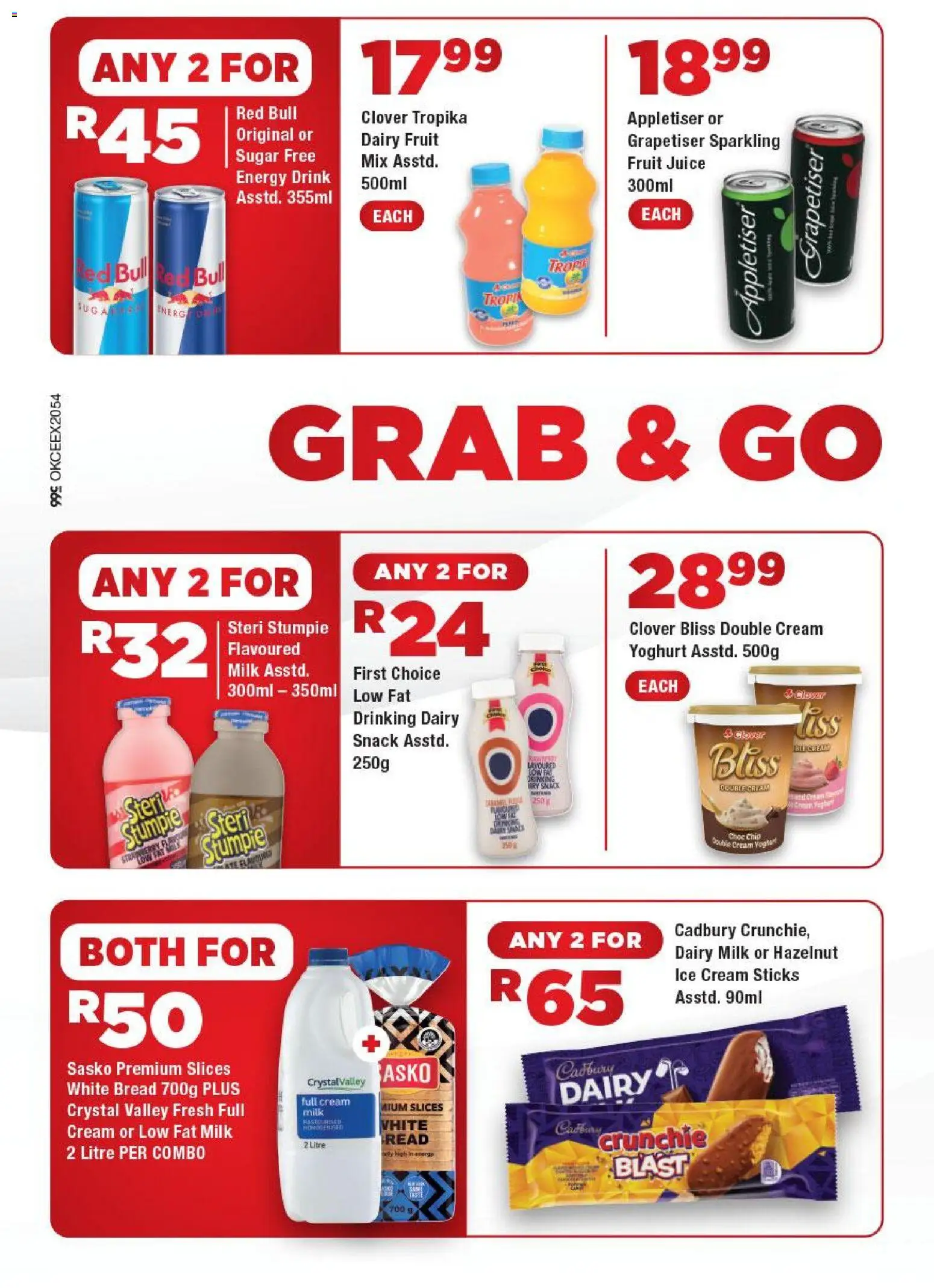 New OK Foods catalogue – valid from 02.02.2026 | Page: 2 | Products: Yoghurt, Bread, Juice, Sugar