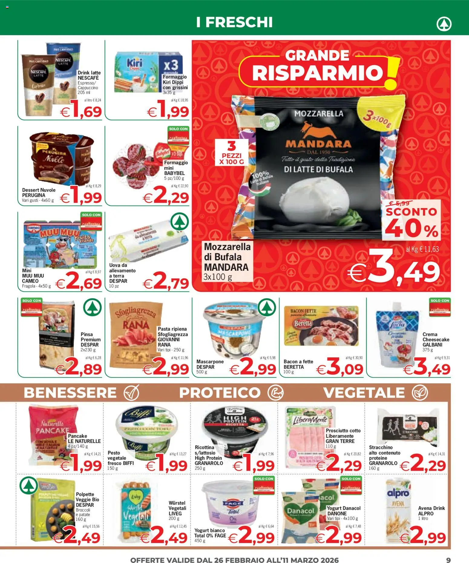 Volantino Eurospar del 26.02.2026 | Pagina: 9