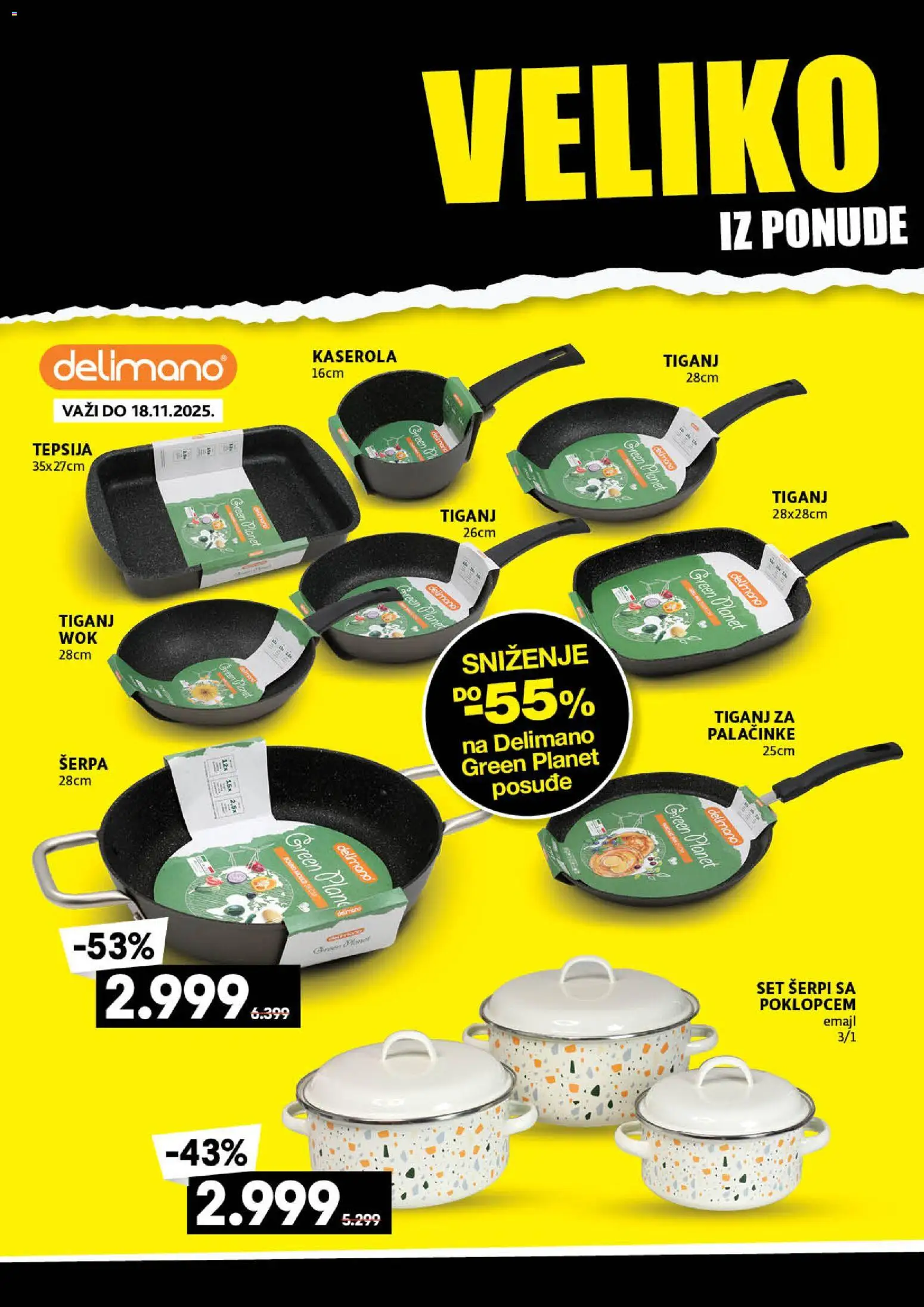 Roda katalog - važi od 13.11.2025 | Strana: 30 | Proizvode: Palačinke, Tiganj, Delimano