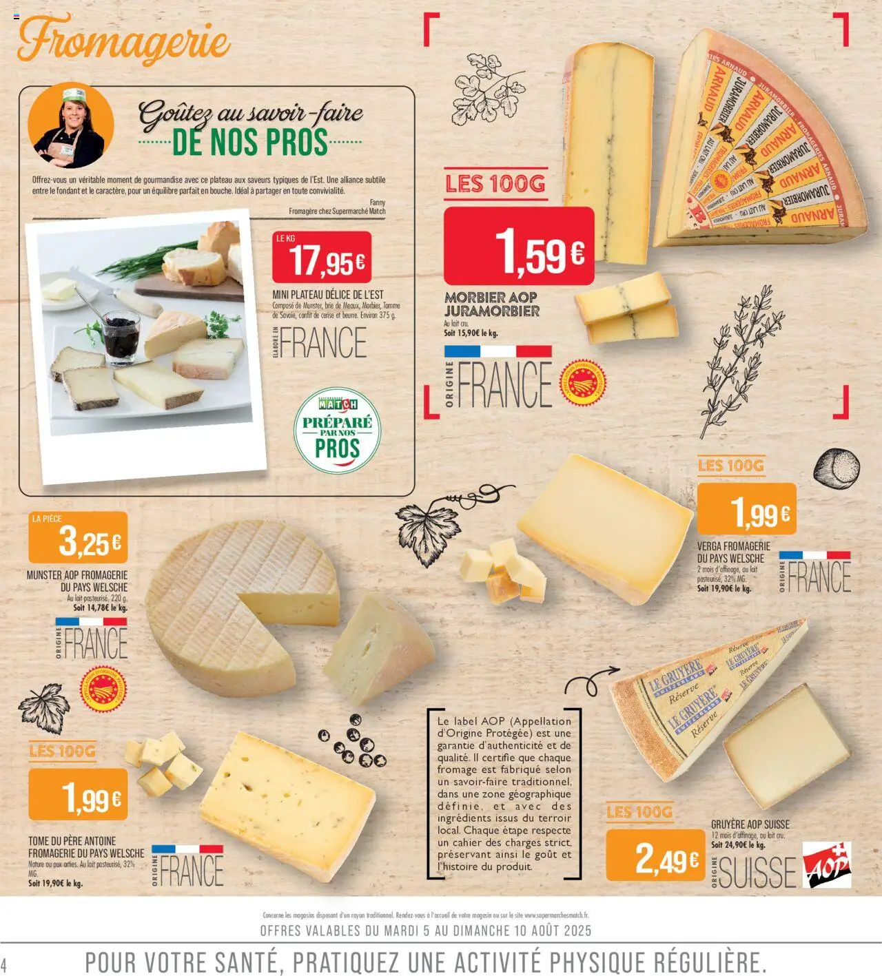  | Page: 4 | Produits: Plateau, Morbier aop, Alliance, Fromage