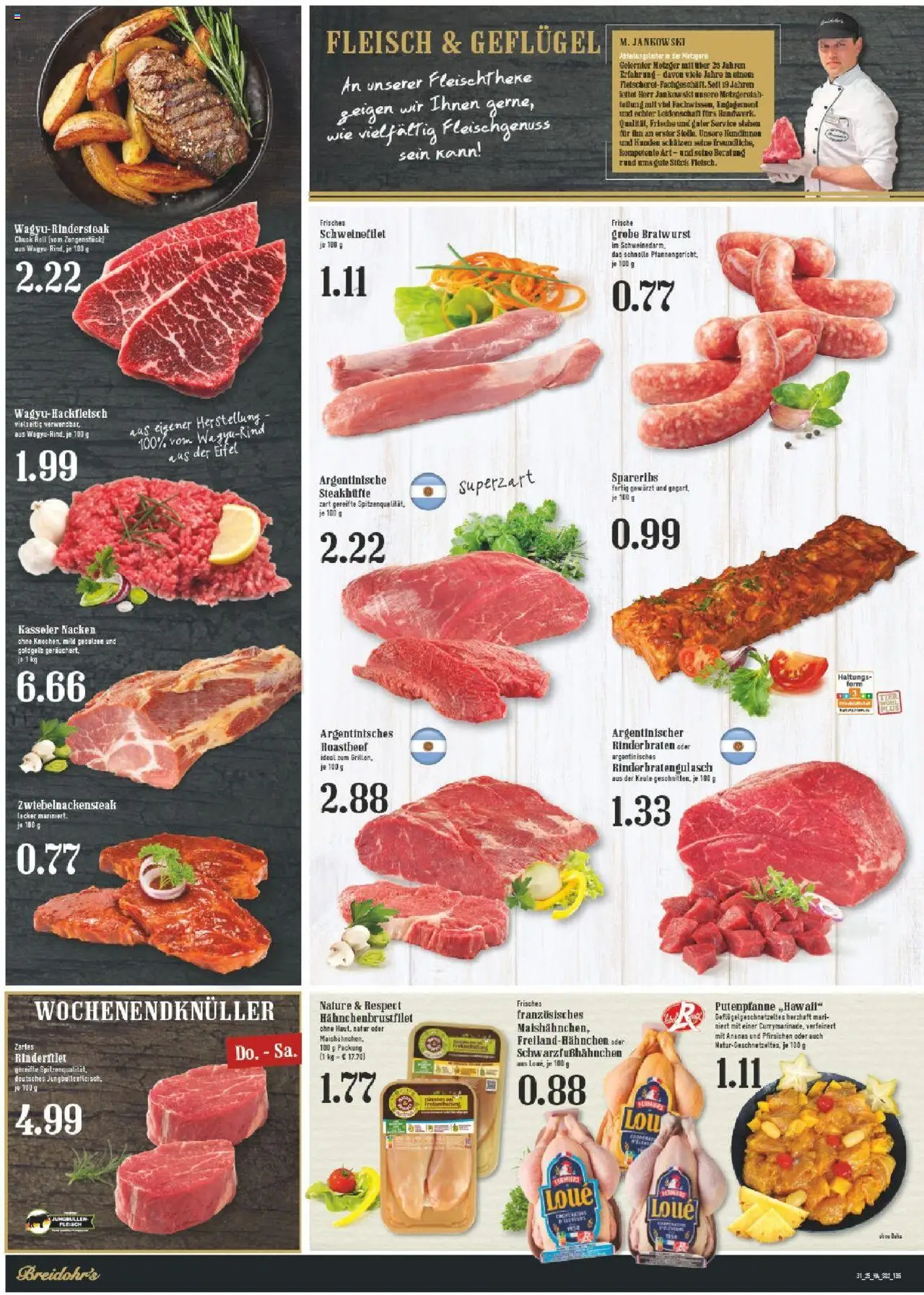 Edeka prospekt Bergisch Gladbach	 - gültig ab dem 27.07.2025 | Seite: 2 | Produkte: Ananas, Kasseler nacken, Steak, Fleisch