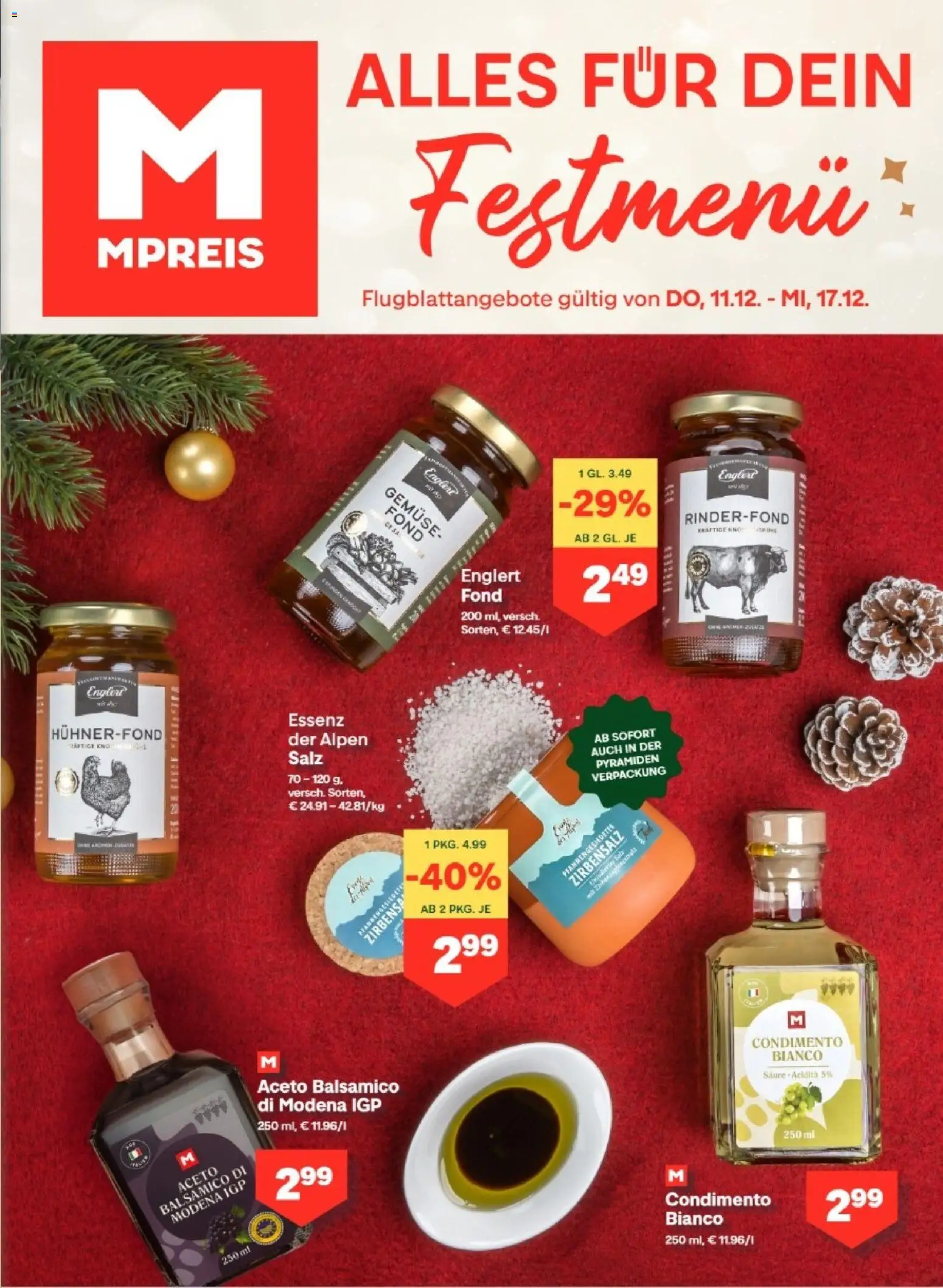 MPREIS Lenzing gültig ab 11.12.2025 | Seite: 7 | Produkte: Gemüse, Salz