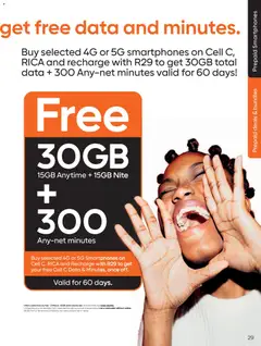 Cell C specials catalogue – valid from 04.02.2026 | Page: 31 | Products: Data, Stock