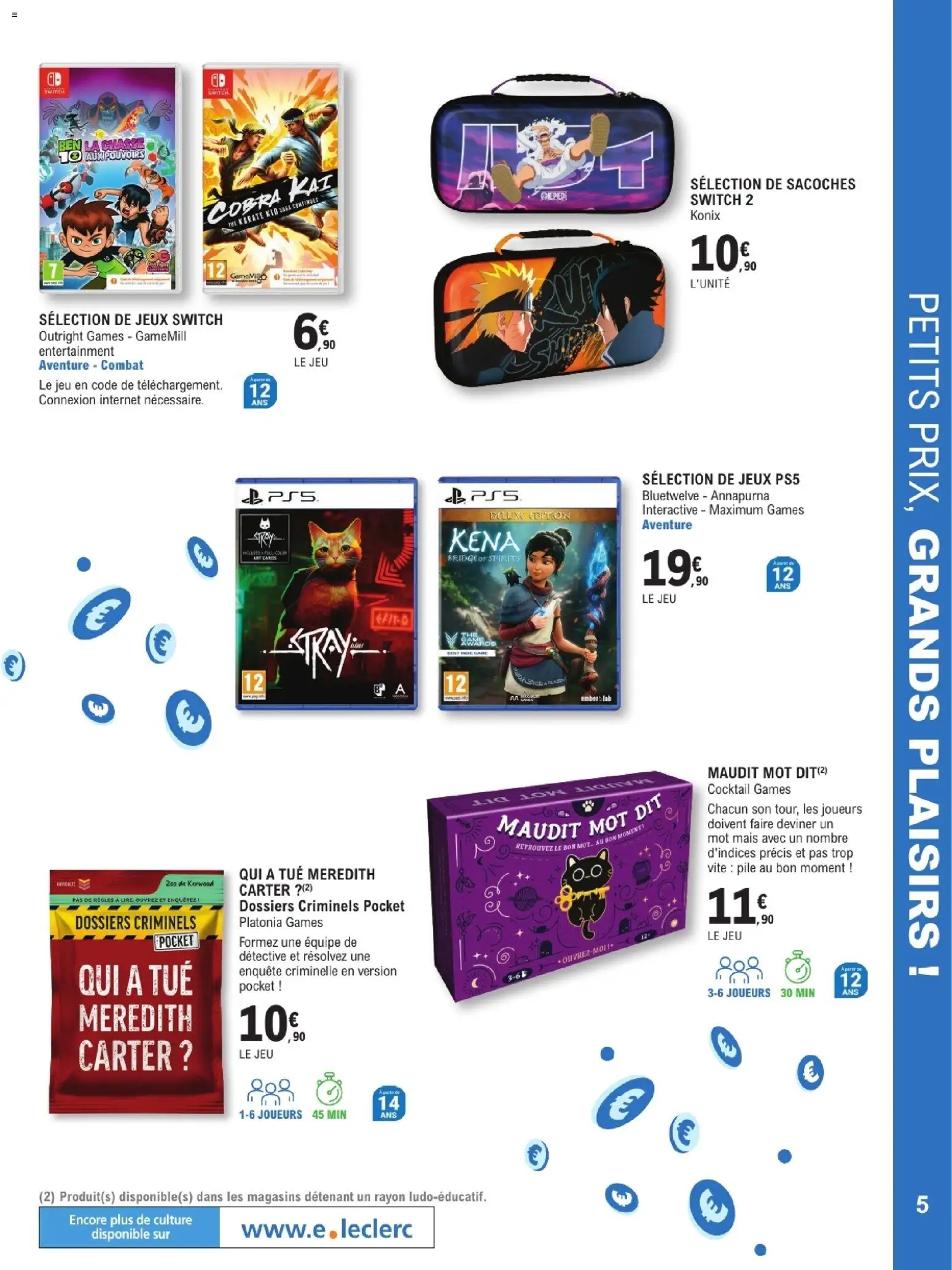 {H1} | Page: 5 | Produits: Mais, Jeux, Thé