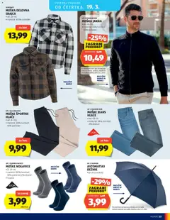 Hofer katalog akcije – veljaven od 11.03.2026 | Stran: 23 | Izdelki: Srajca, Kos, Nogavice, Deznik