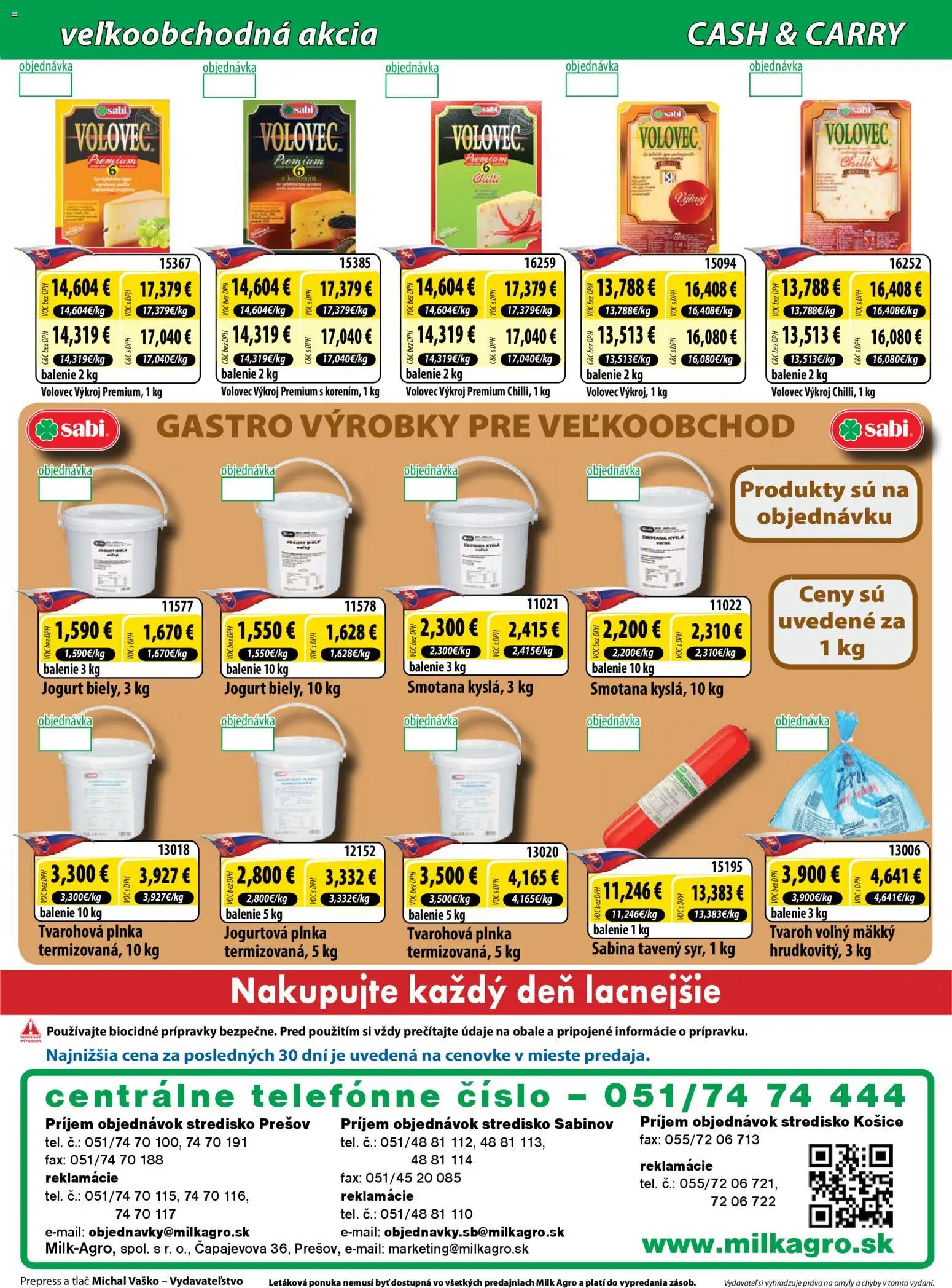 Nové Milk Agro akcie – leták je platný od 04.02.2026 | Strana: 8 | Produkty: Jogurt, Smotana, Chilli, Tvaroh