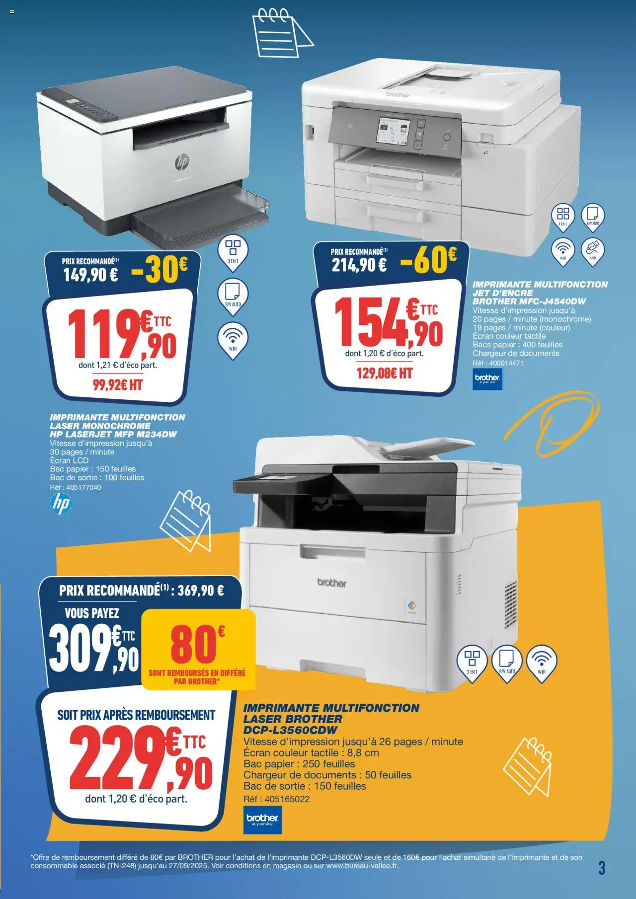  | Page: 3 | Produits: Imprimante, Imprimante multifonction