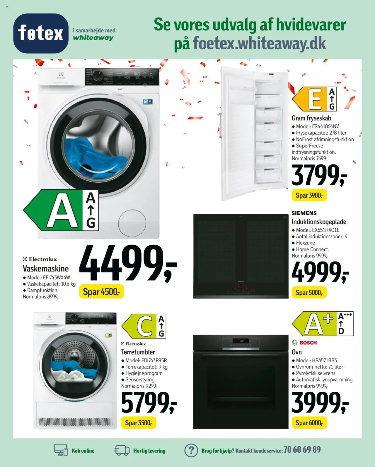 Føtex tilbudsavis – gyldig fra 03.10.2025 | Side: 59 | Produkter: Vaskemaskine, Tørretumbler
