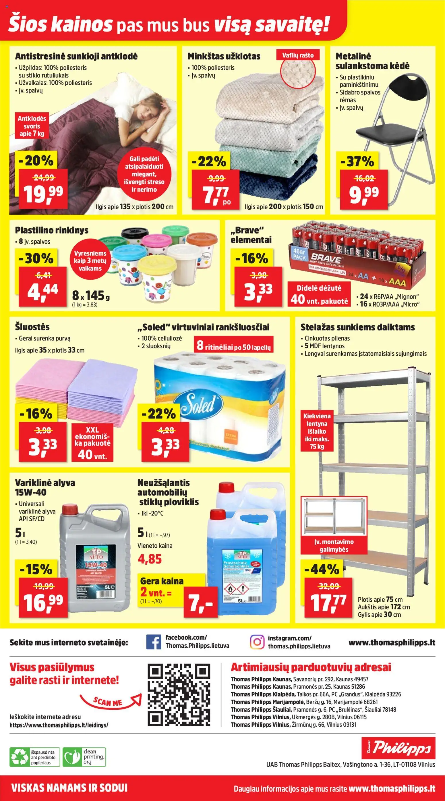 Thomas Philipps akcijos nuo 03.11.2025 | Puslapis: 16 | Prekių: Antklodė, Lentyna, Kėdė, Ploviklis