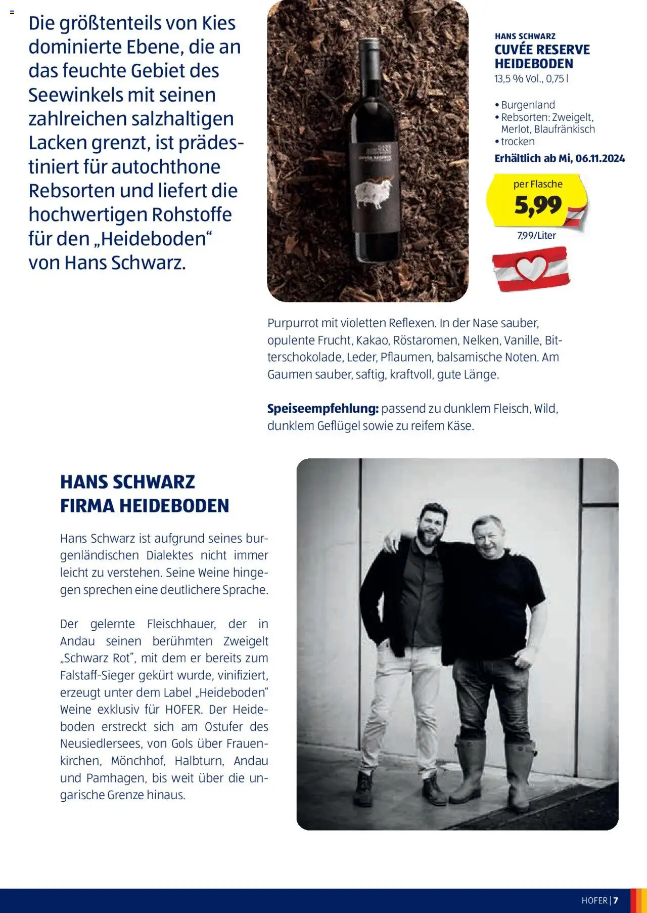 Hofer Wein-Magazin gültig ab 16.10.2024 | Seite: 7