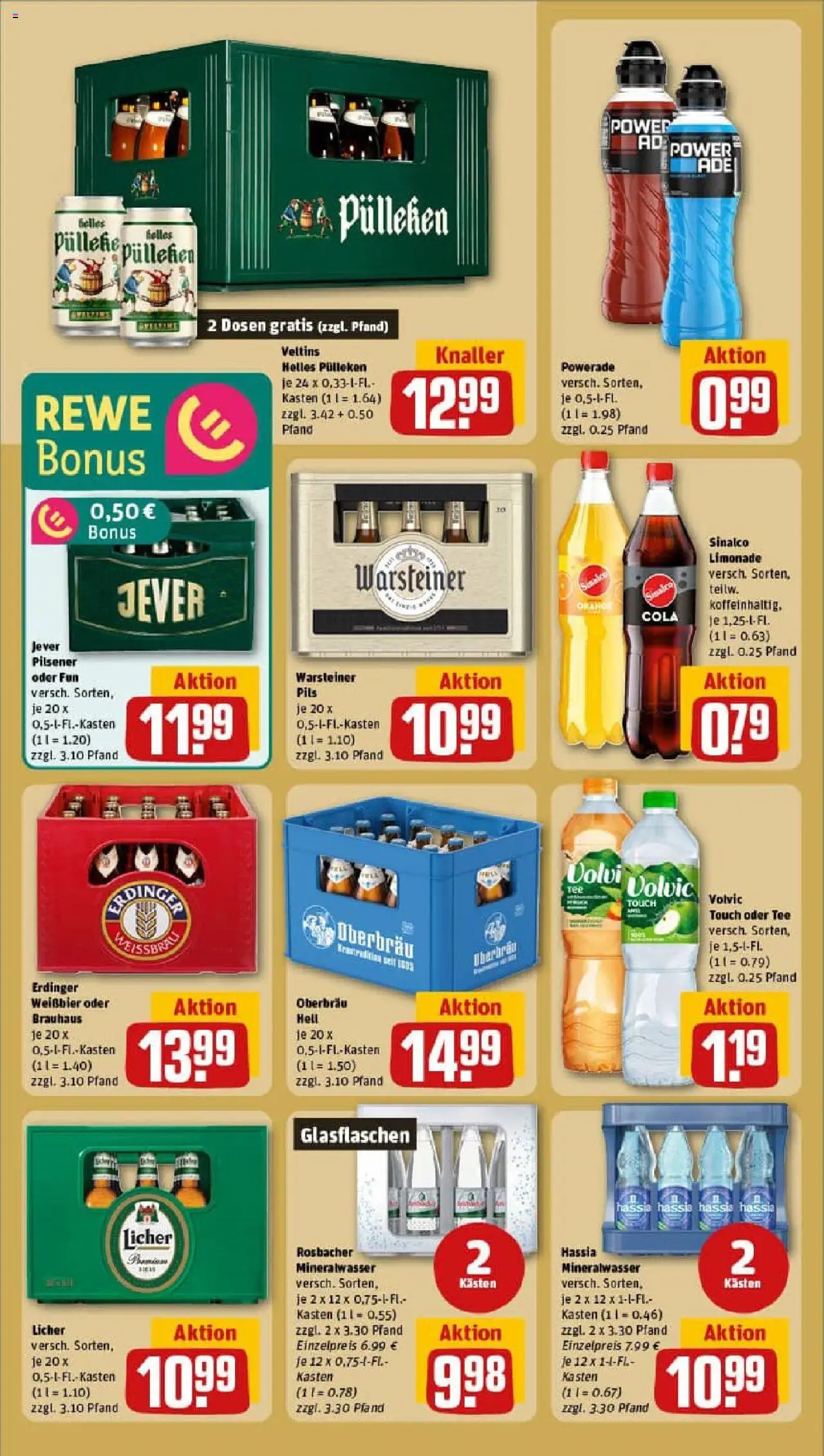 Rewe prospekt Mainz / Neustadt	 - gültig ab dem 20.07.2025 | Seite: 16 | Produkte: Weißbier, Pils, Limonade, Jever