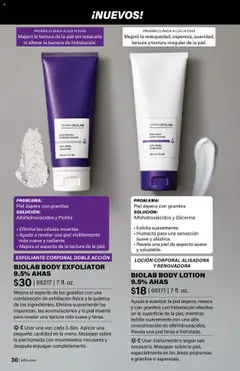 JAFRA folleto │ válido desde el 03.02.2025 | Página: 30 | Productos: Loción corporal, Exfoliante corporal, Body