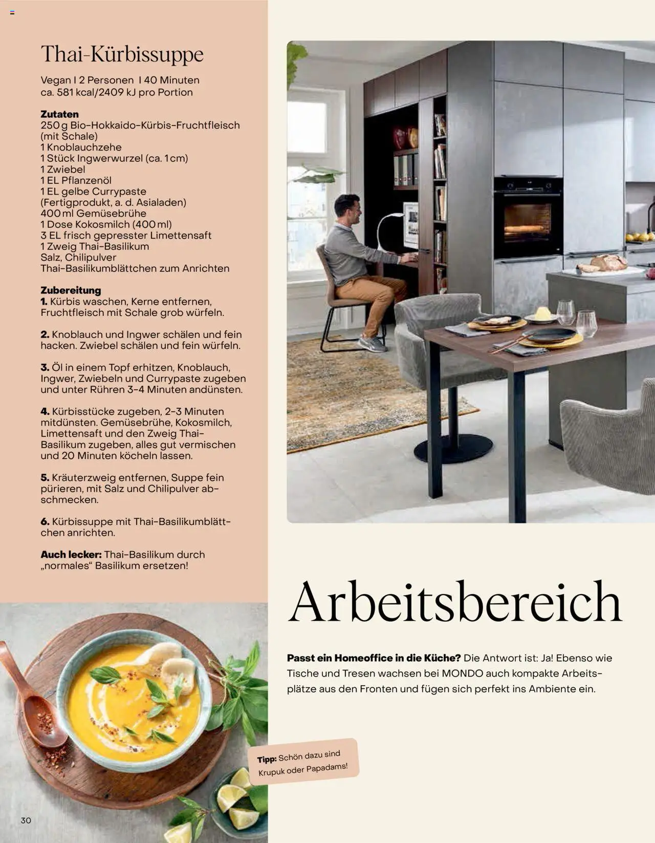 Ostermann Mondo Küchenprospekt – gültig ab 26.05.2025 | Seite: 30 | Produkte: Küche, Salz, Knoblauch, Kürbis