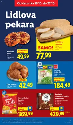 Puter kroasan, 55 g - pregled Lidl kataloga - važi od 16.10.2025 | Strana: 9