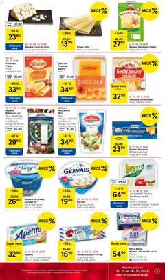 Náhled letáku Zlatý Sýr Cheddar plátky, 100 g od 12.11.2025 | Strana: 5 | Produkty: Gouda, Sýr, Romadur, Cottage