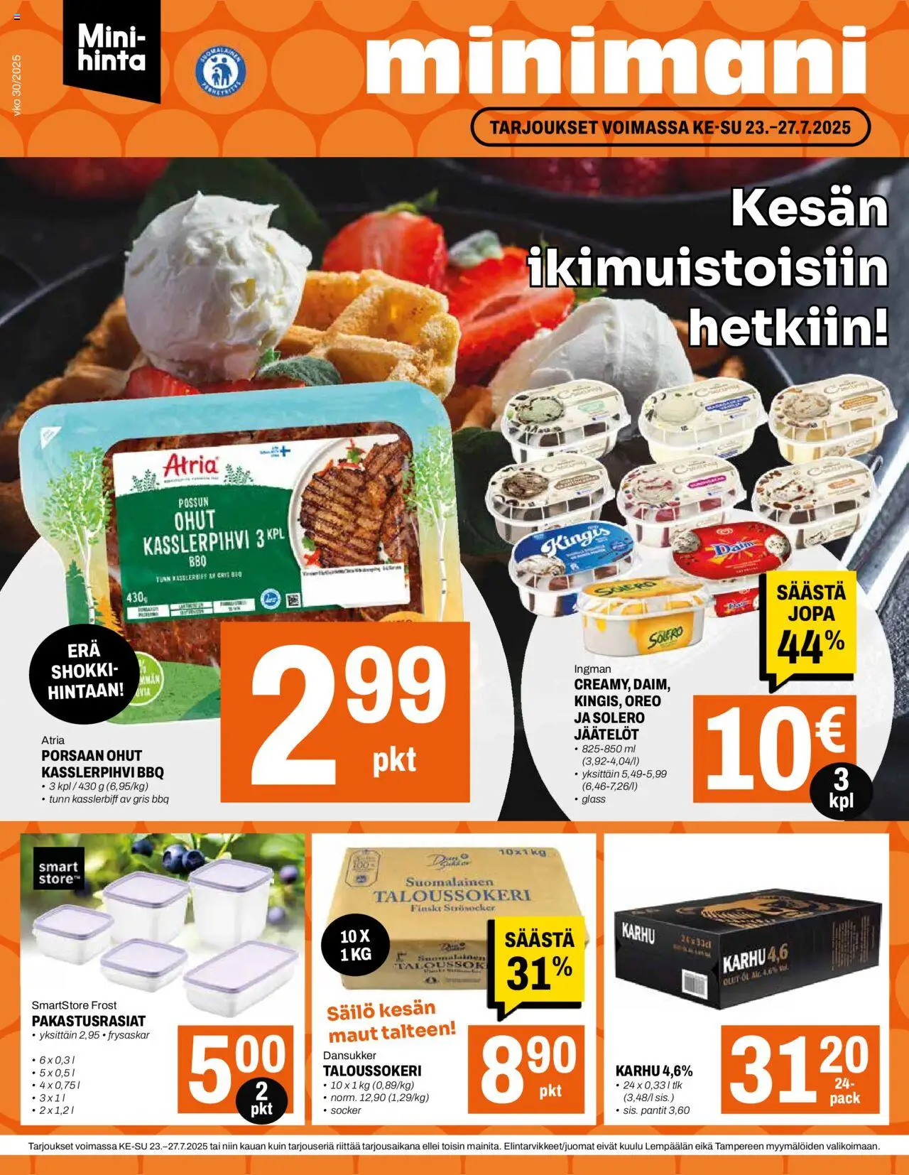  | Sivu: 1 | Tuotteet: Oreo, Taloussokeri