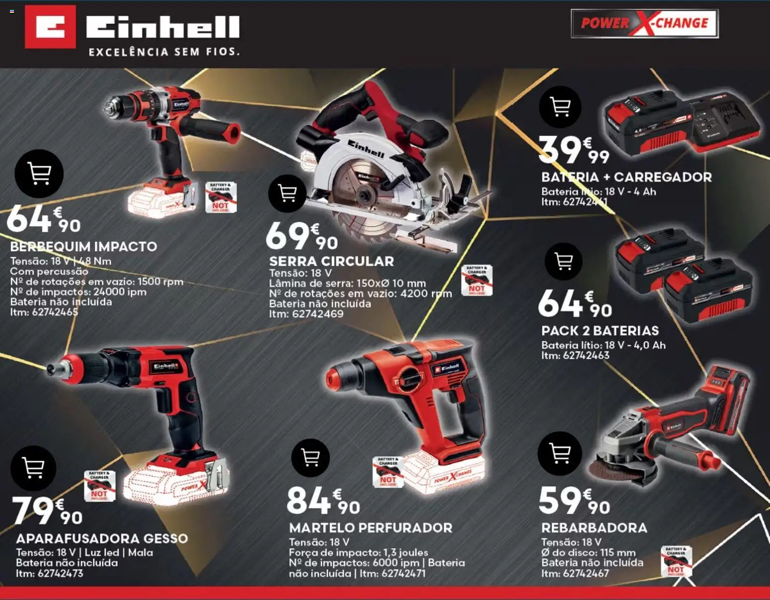 BricoMarché - Ferramentas - 24p - Penafiel │ válido de 29.11.2025 | Página: 12 | Produtos: Bateria, Martelo