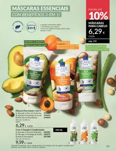 Pré-visualização 2-em-1 Champô e Condicionador 1. Abacate & Óleo de Amêndoa, Shampoo and conditioner with avocado and almond oil válido de 01.01.2026 | Página: 159 | Produtos: Shampoo, Manteiga, Óleo, Abacate