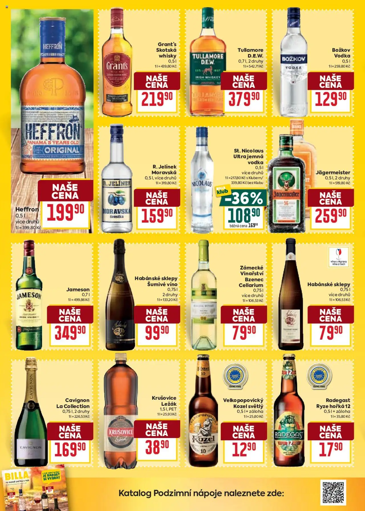 Billa Velký leták od 24.09.2025 | Strana: 28 | Produkty: Pivo, Kozel, Radegast, Božkov