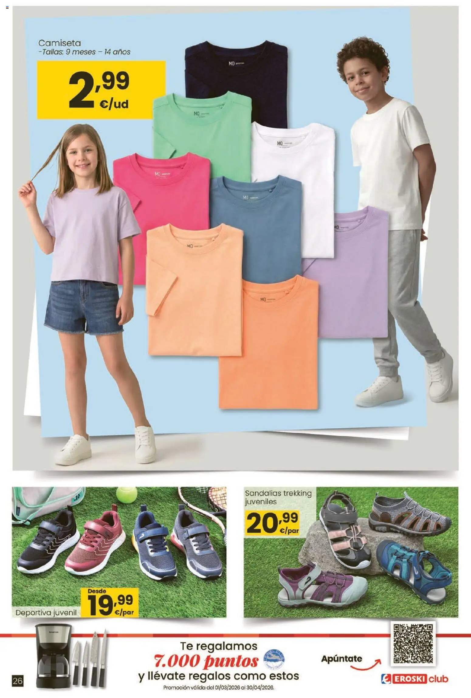 Eroski - Moda primavera-verano 2026 │ válido desde el 26.03.2026 | Página: 26 | Productos: Sandalias, Té