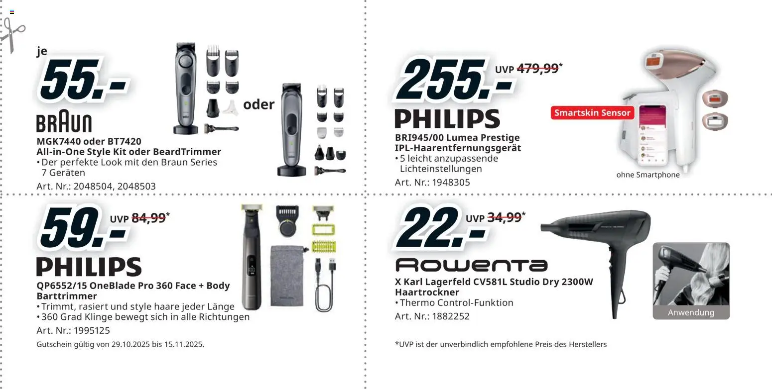 Media Markt Black Friday gültig ab 29.10.2025 | Seite: 27 | Produkte: Smartphone, Haartrockner
