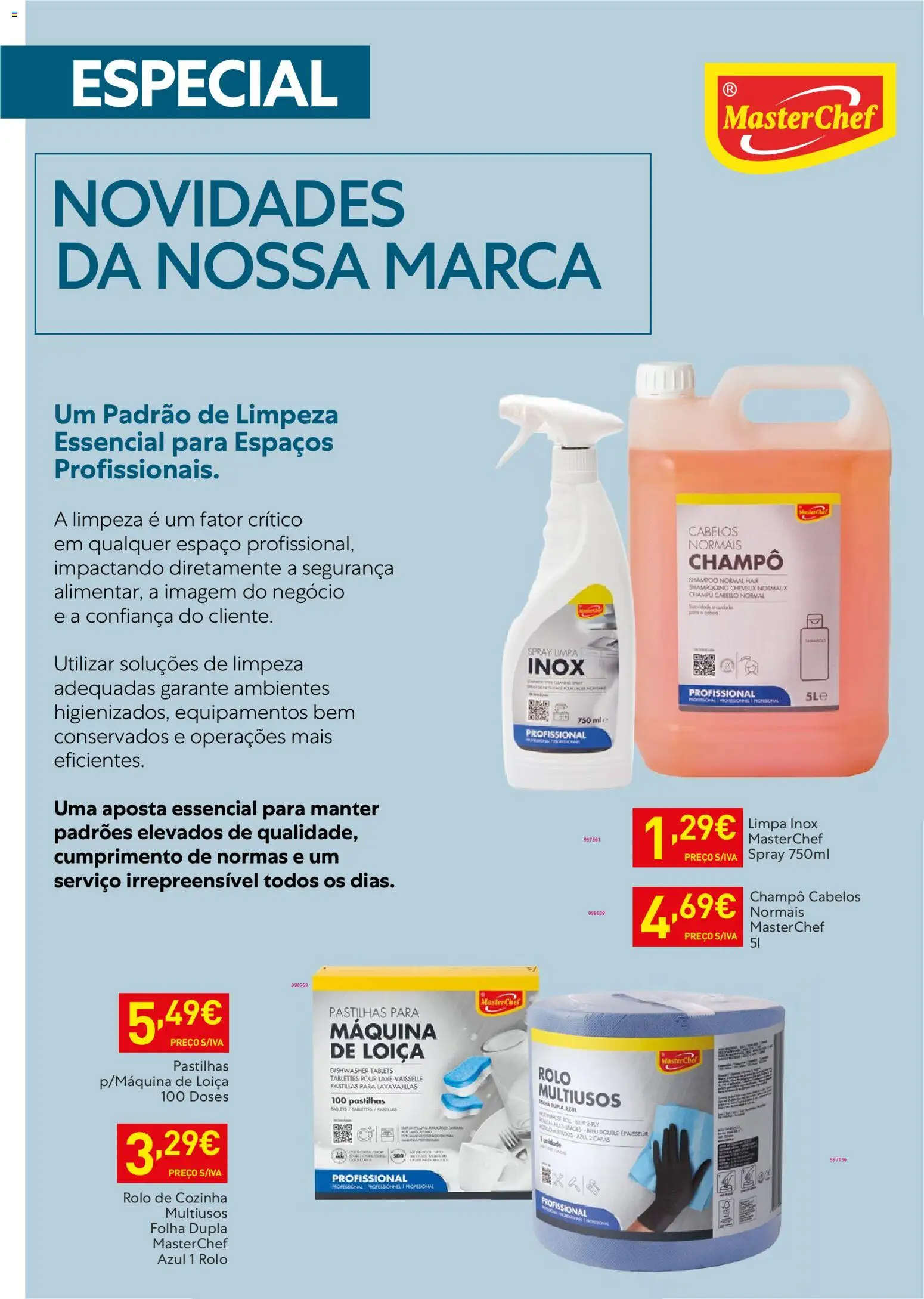 Recheio - Horeca Bons Negócios │ válido de 10.02.2026 | Página: 26 | Produtos: Shampoo, Limpa inox