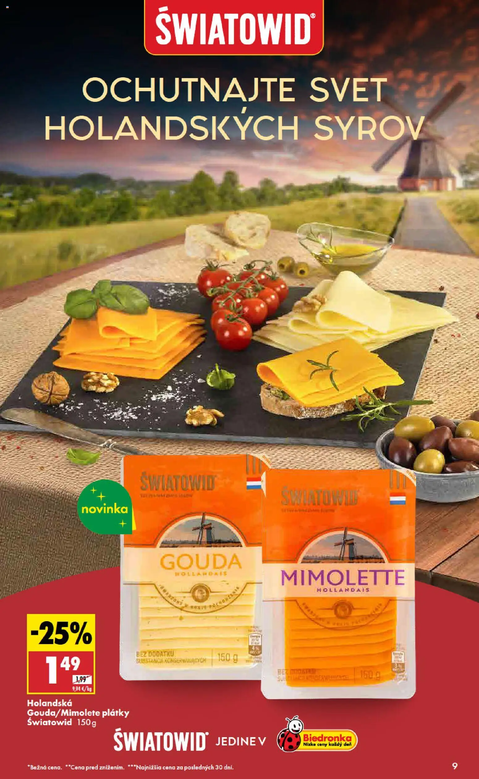 Nové Biedronka akcie – leták je platný od 27.12.2025 | Strana: 9 | Produkty: Gouda