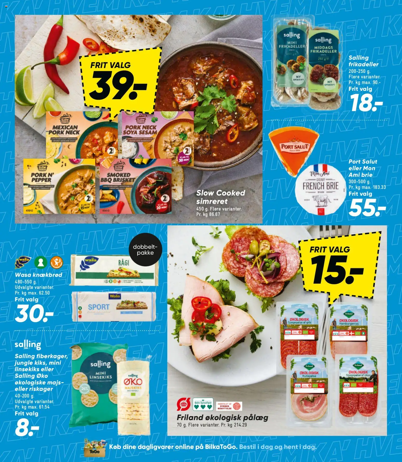 Bilka tilbudsavis – gyldig fra 23.01.2026 | Side: 28 | Produkter: Majs, Rullepølse, Frikadeller, Hamburgerryg