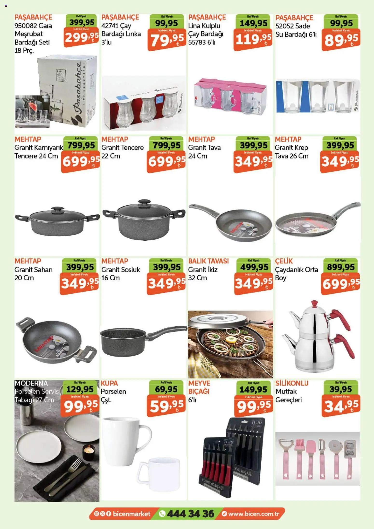 Biçen Market Katalog - 11.02.2026 tarihinden itibaren geçerlidir | Sayfa: 17 | Ürünler: Çaydanlık, Balık, Meyve, Su bardağı