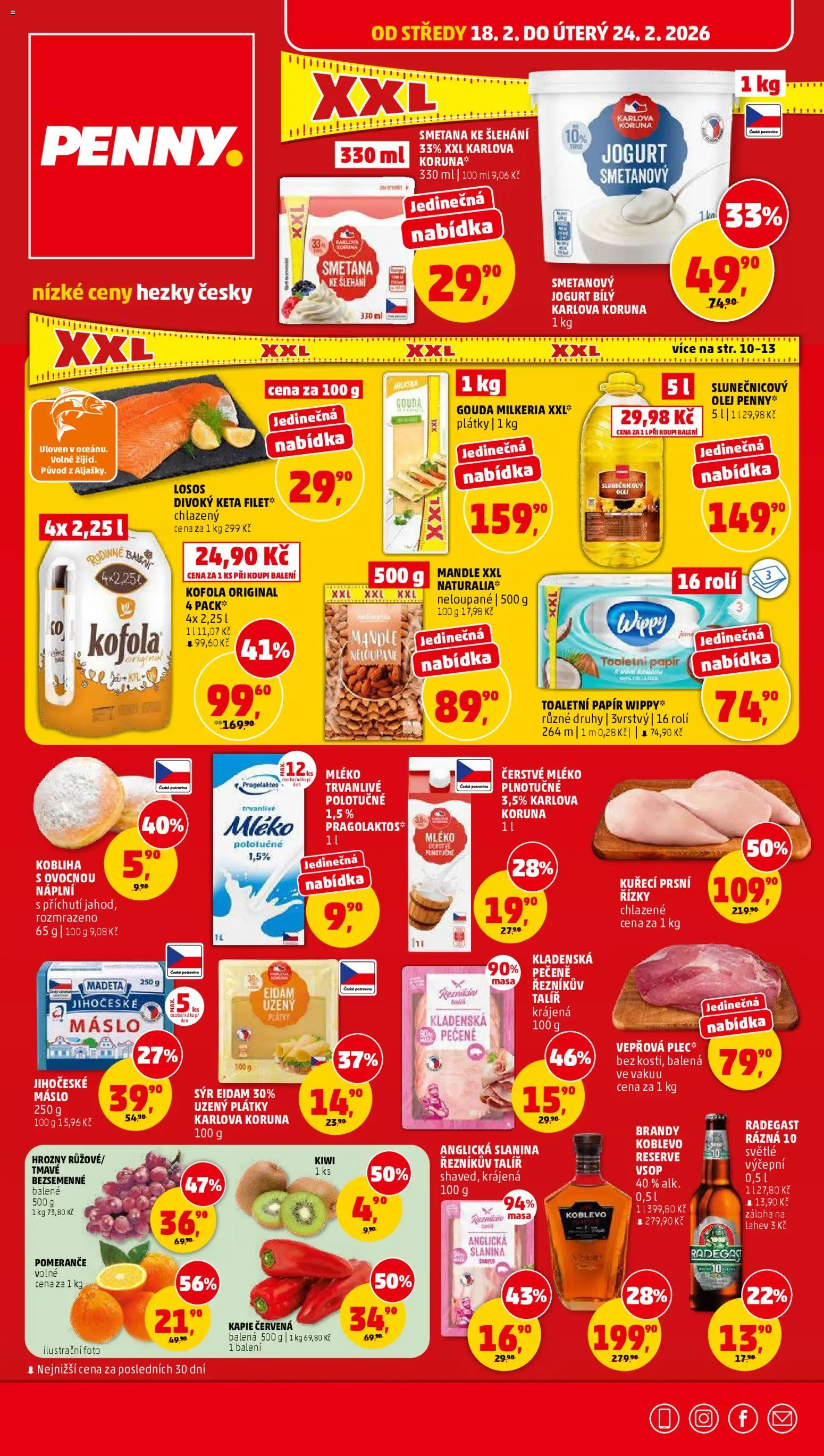 Penny Market leták - Čtvrtečník od 18.02.2026 | Strana: 1