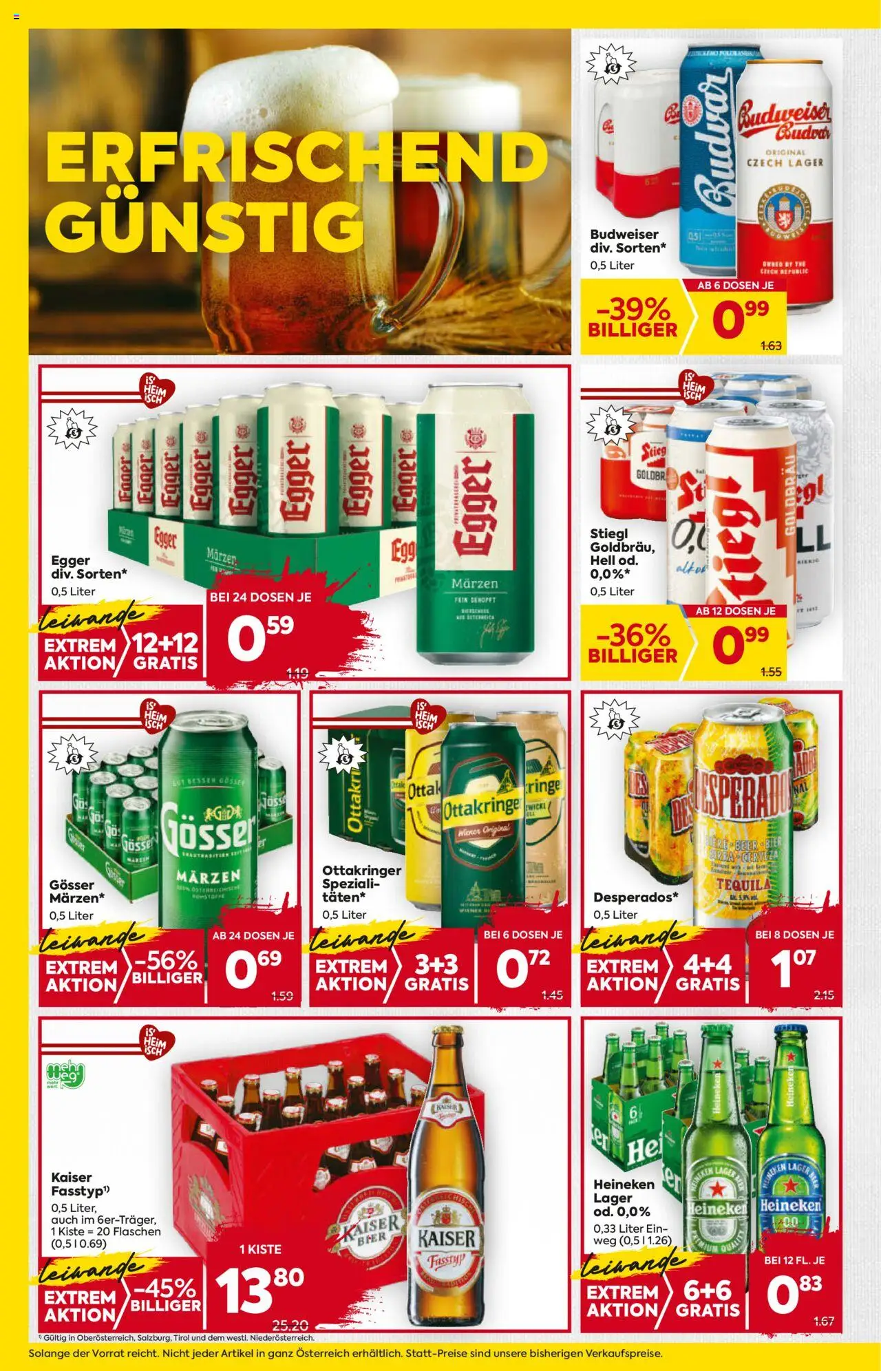 Billa Flugblatt - Tirol gültig ab 18.09.2025 | Seite: 16 | Produkte: Bier