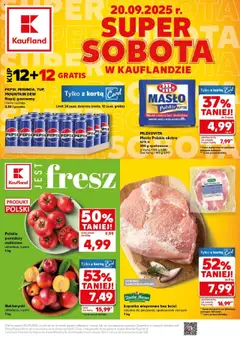Pogląd oferty "Kaufland gazetka - Super Sobota" - ważna od 20.09.2025