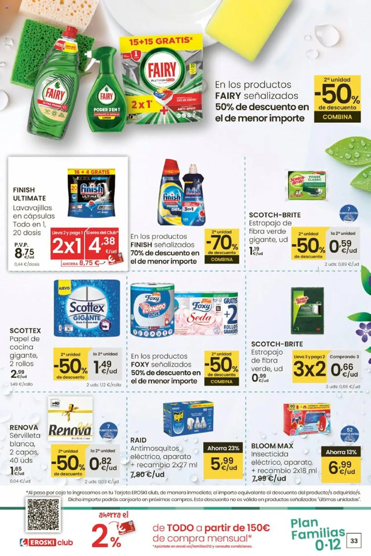 Eroski - Ofertones para conquistarte │ válido desde el 12.06.2025 | Página: 33 | Productos: Cocina, Lavavajillas, Caja