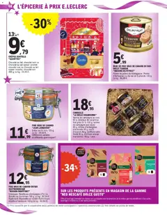 E.Leclerc - Prévisualisation de BLOC DE FOIE GRAS DE CANARD DU SUD-QUEST TERROIR "MAISON DELPEYRAT", Pointe de poivre de Madagascar, Pointe d'Armagnac ou Au sel de Guérande 130 g valide à partir de 02.12.2025 | Page: 68 | Produits: Fraise, Foie gras de canard entier, Poivre, Bloc de foie gras