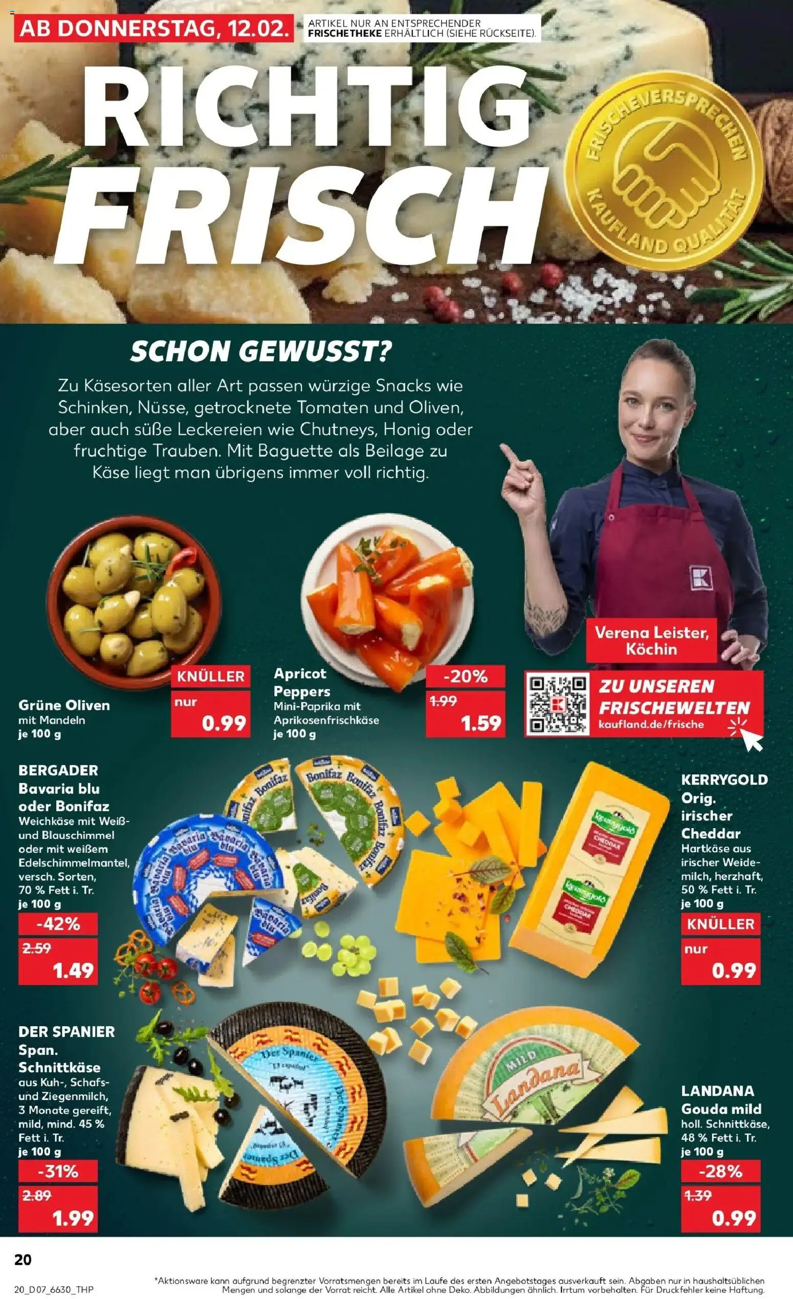 Kaufland prospekt Kreuztal	 – gültig ab 12.02.2026 | Seite: 28 | Produkte: Käse, Gouda, Baguette, Tomaten