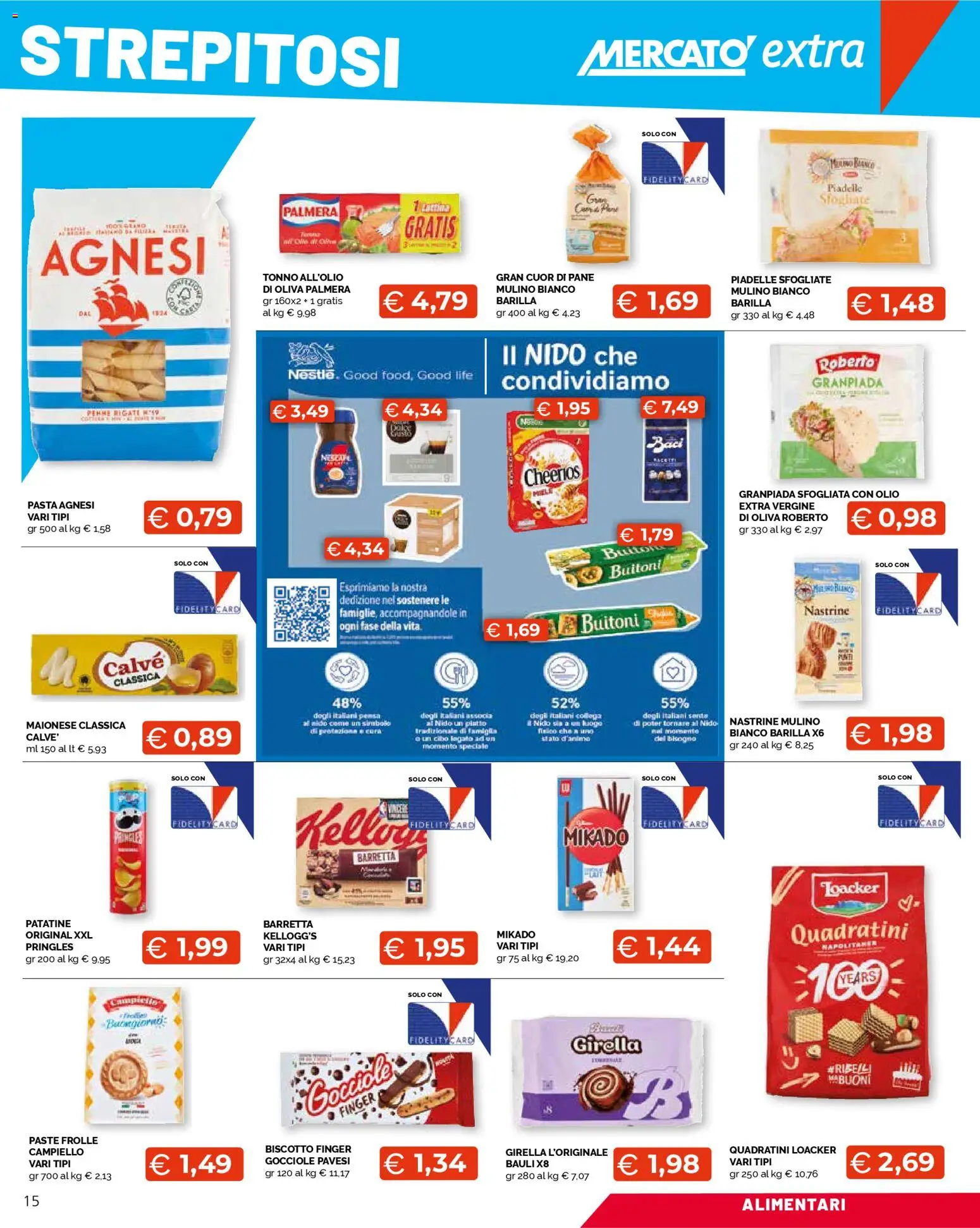 Volantino Mercatò del 24.11.2025 | Pagina: 15 | Prodotti: Pane, Pasta, Tonno, Miele