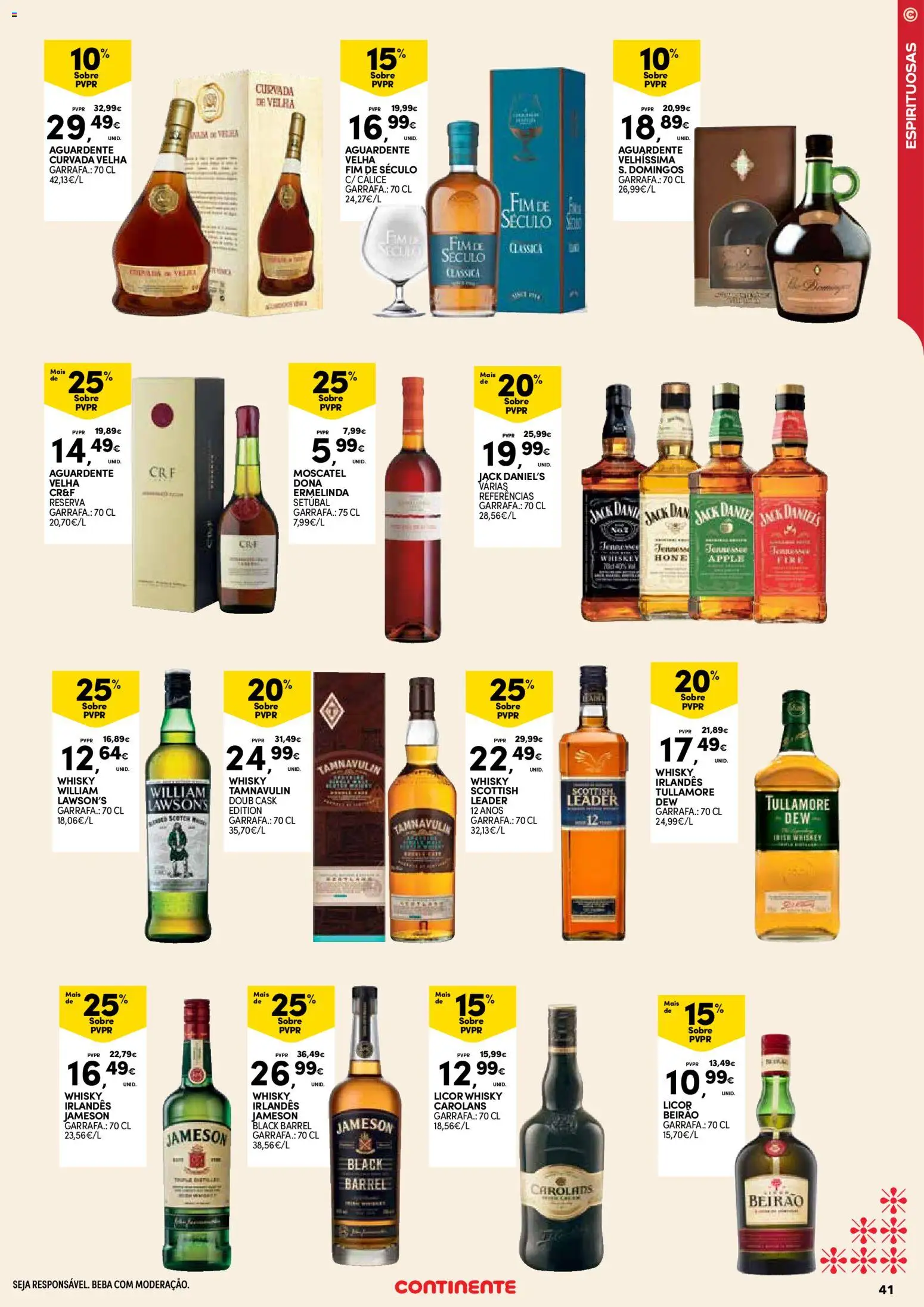 Continente - Açores: Natal │ válido de 11.12.2025 | Página: 41 | Produtos: Whisky, Licor