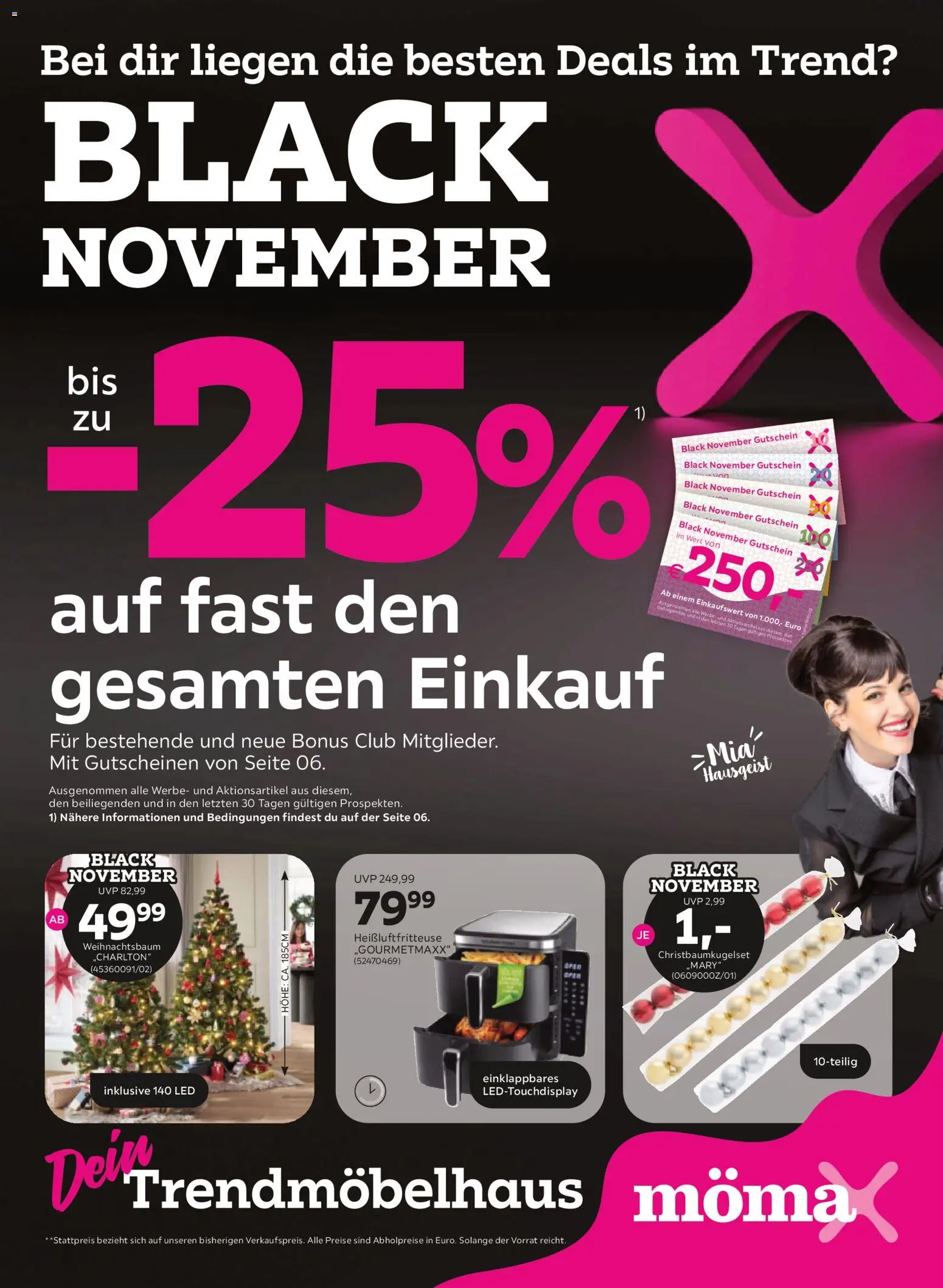 Mömax - Black Friday – gültig ab 10.11.2025 | Seite: 1 | Produkte: Heißluftfritteuse