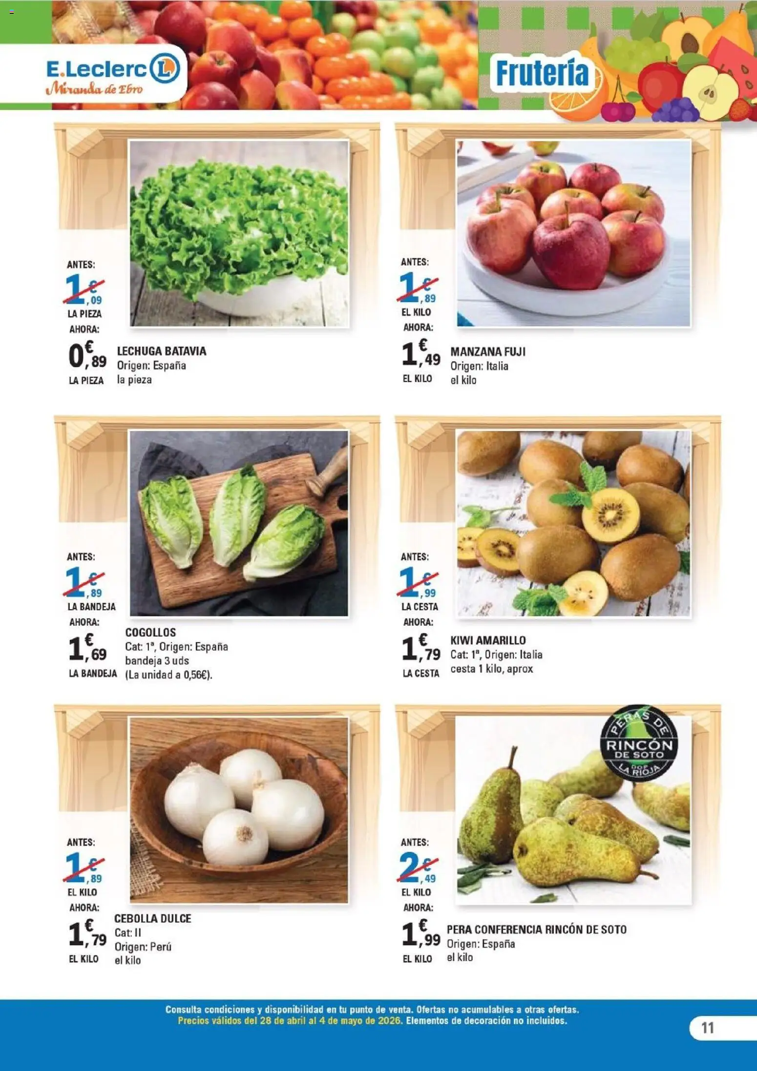 E.Leclerc Miranda de Ebro │ válido desde el 28.04.2026 | Página: 11