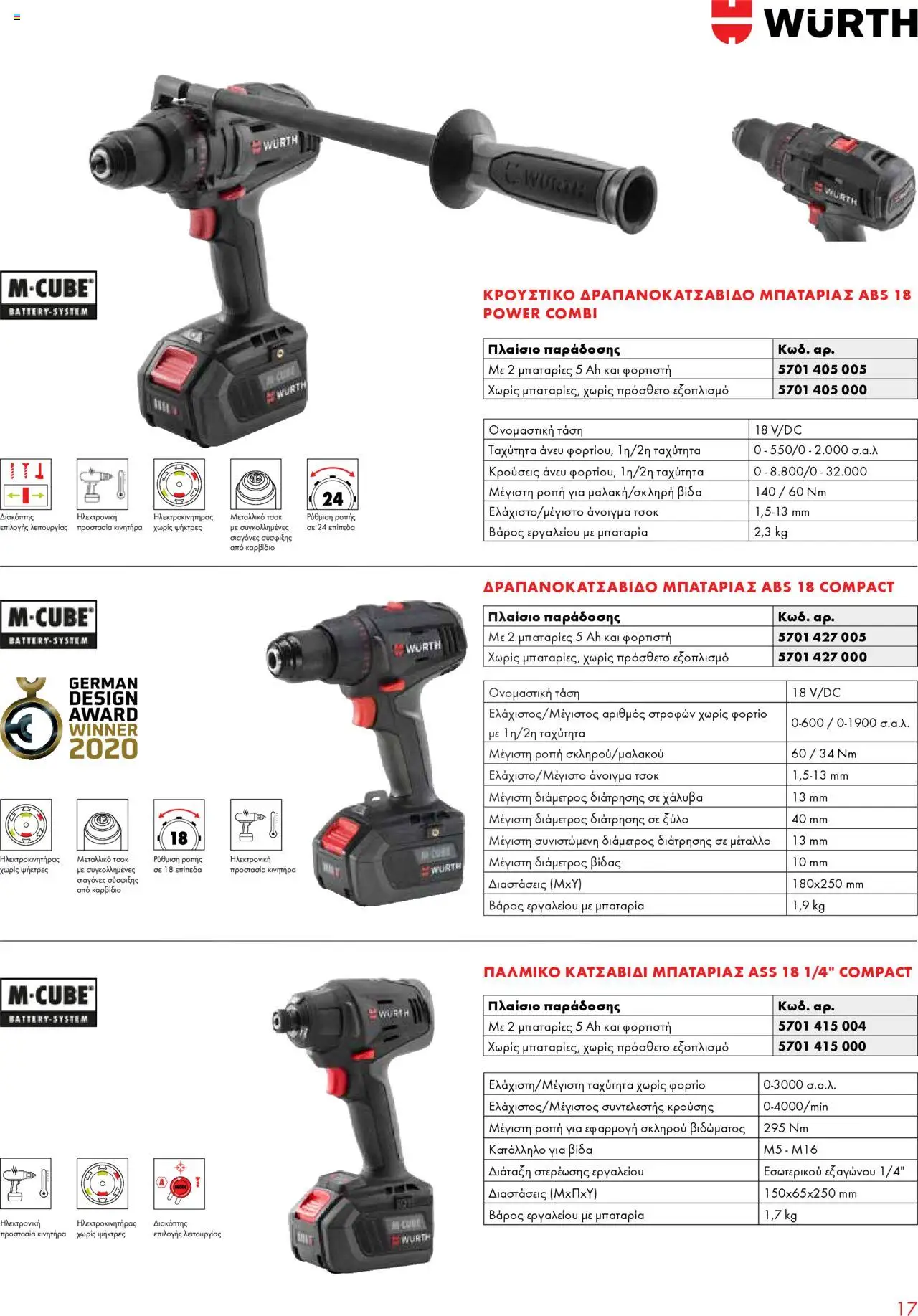 WURTH - Κατασκευές Αλουμινίου – σε ισχύ από 01.10.2025 | Σελίδα: 17