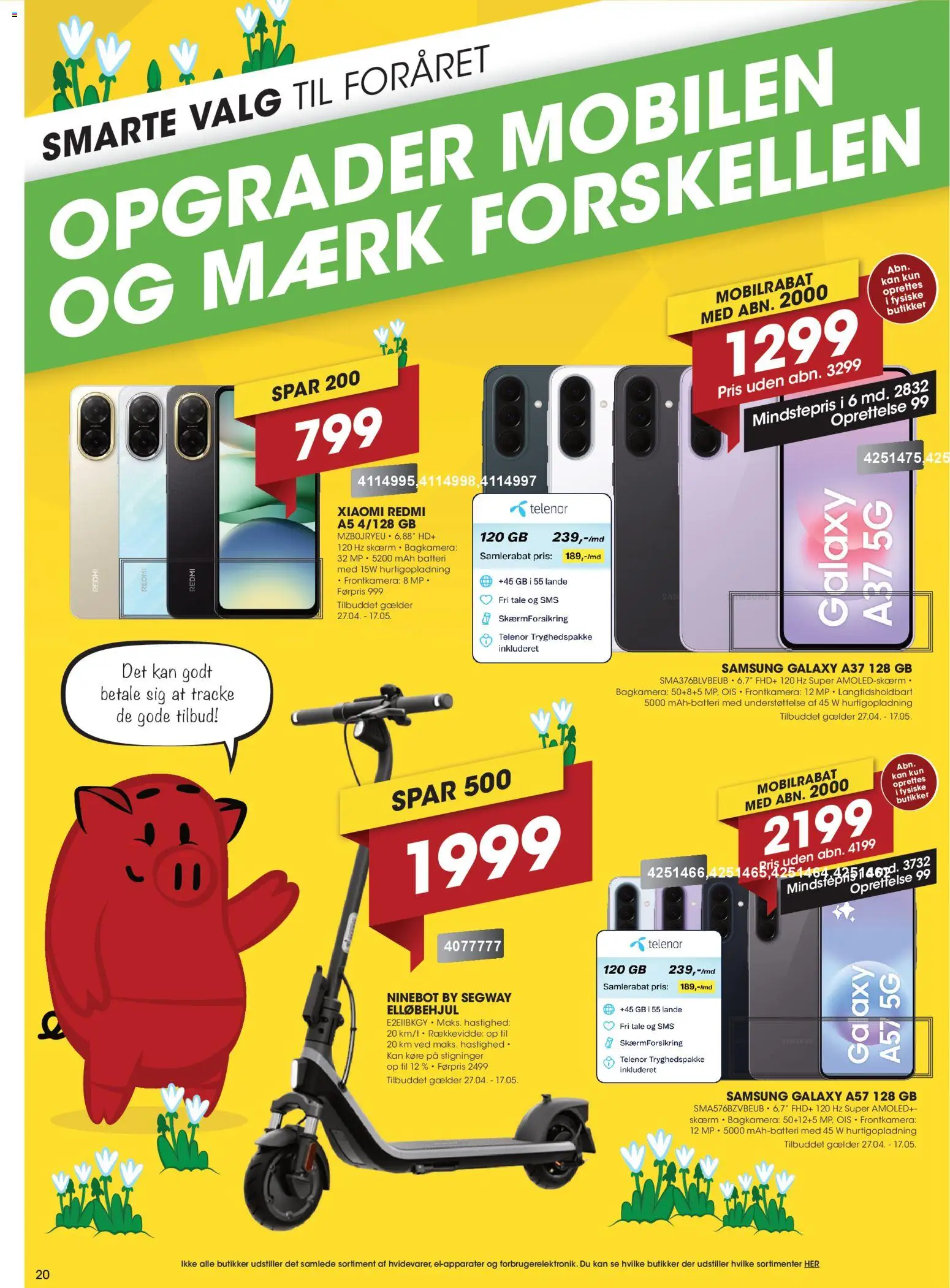 Punkt1 tilbudsavis – gyldig fra 27.04.2026 | Side: 20 | Produkter: Skærm, Batteri