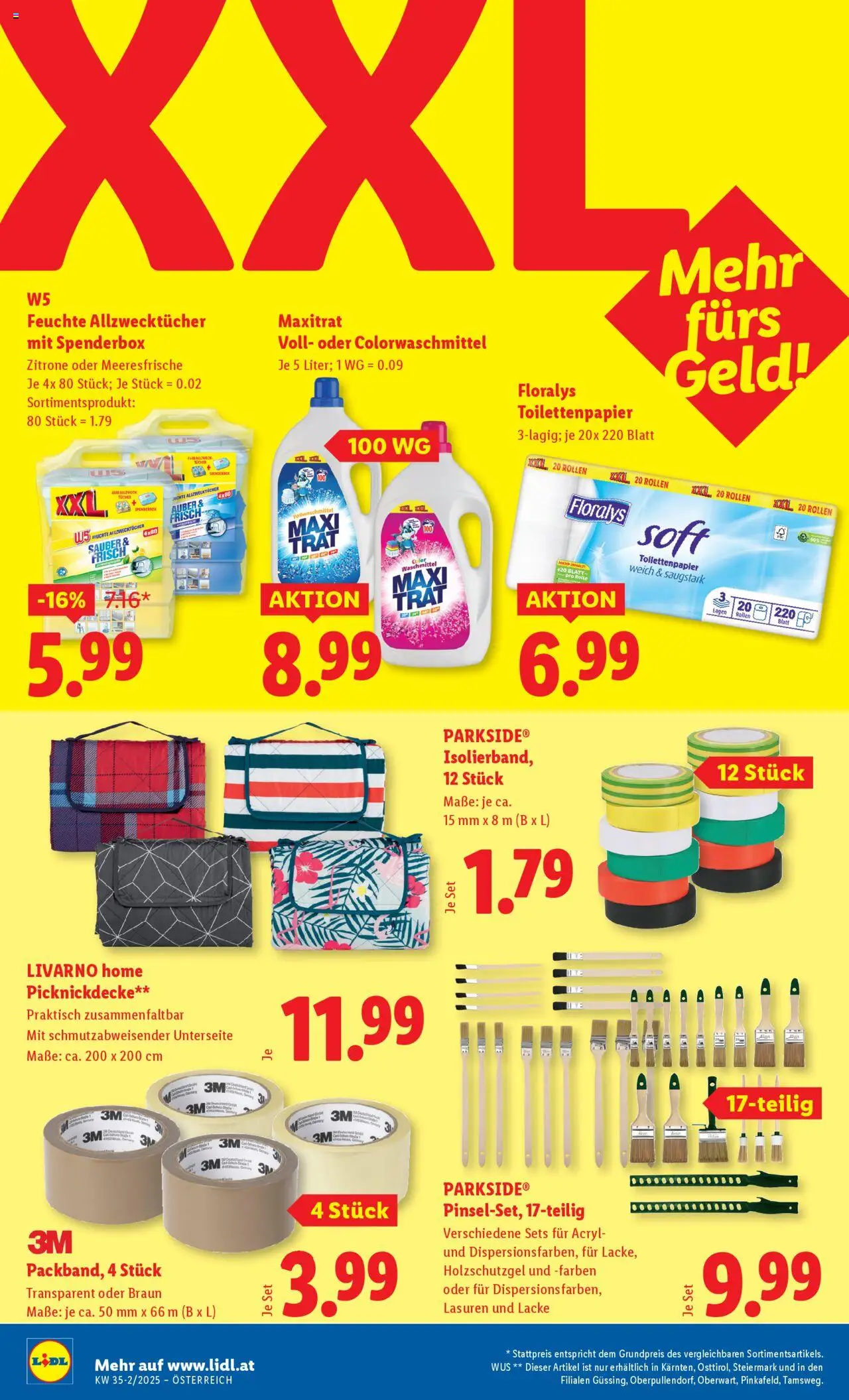 Lidl Flugblatt - Oberpullendorf, Güssing, Oberwart gültig ab 28.08.2025 | Seite: 14 | Produkte: Zitrone, Waschmittel