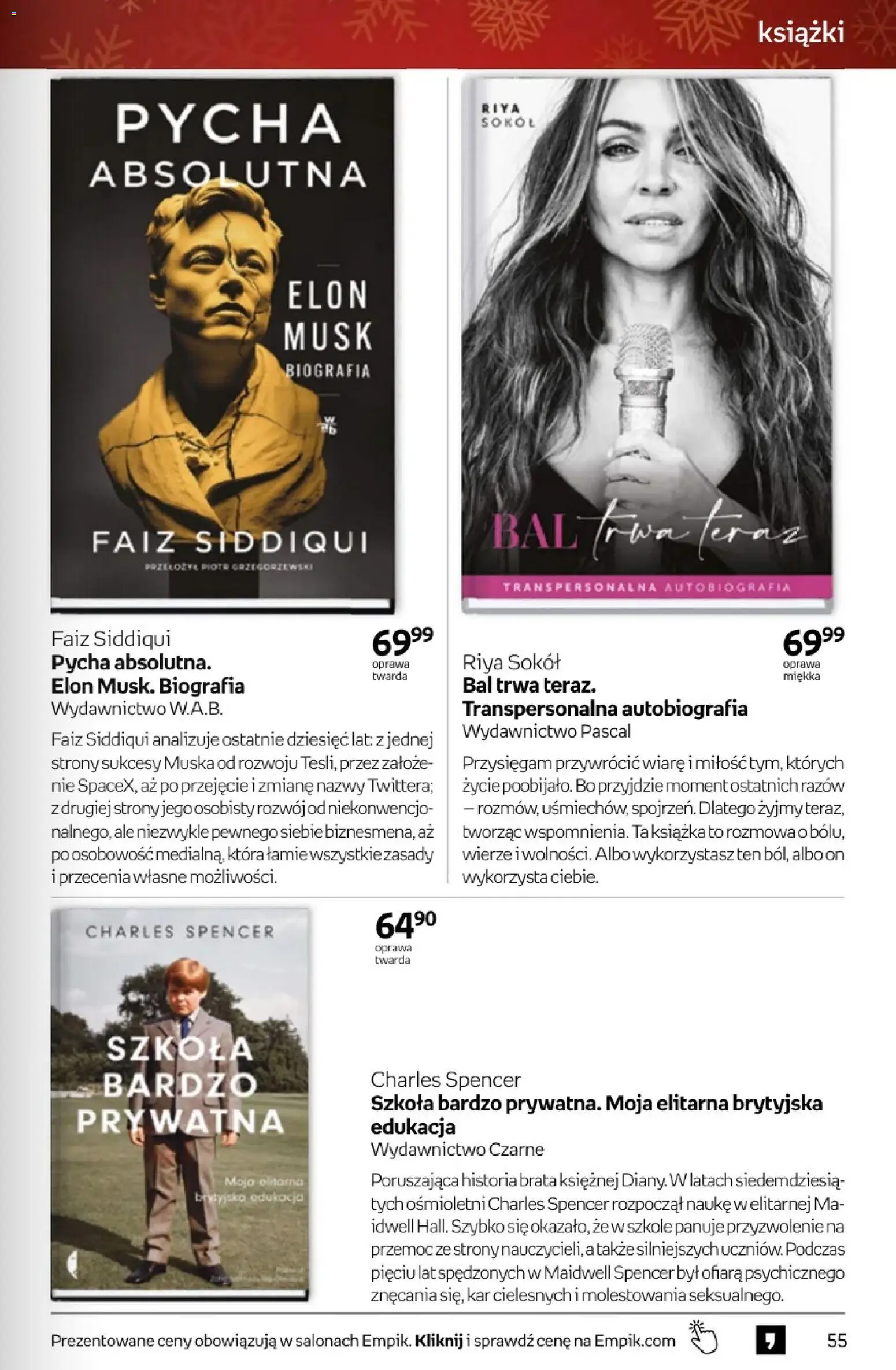 Empik promocje - Tom kultury Książki od 10.12.2025 | Strona: 55 | Produkty: Książki